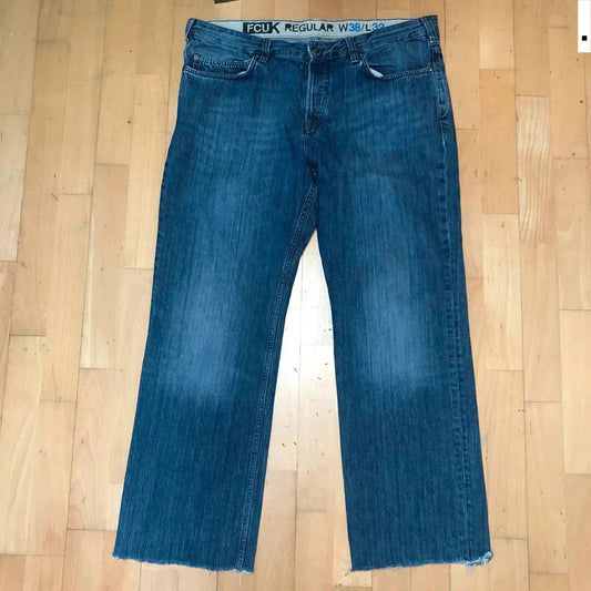 Blue French Connection Loose Jeans - 38W 32L