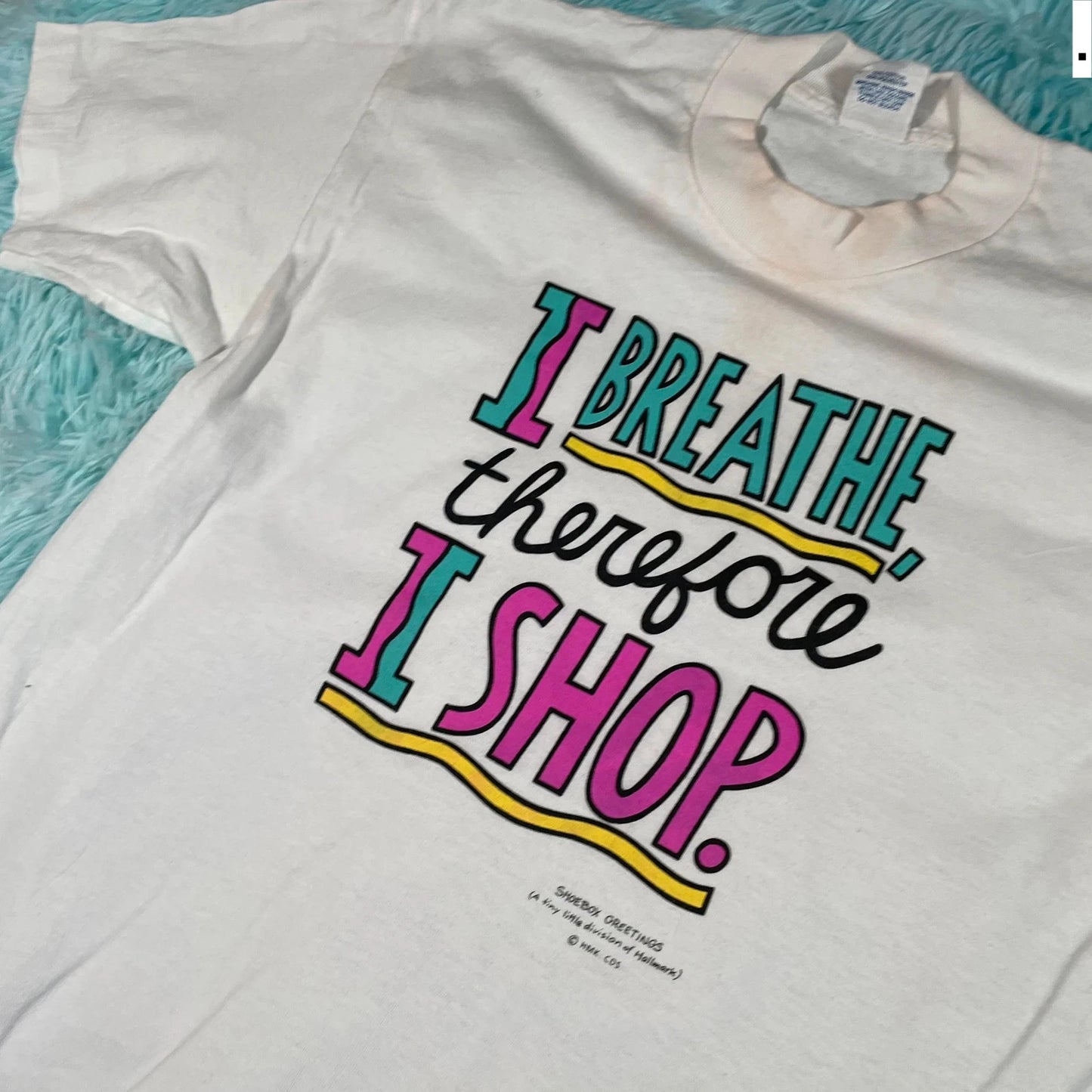Vintage 90s White Graphic T Shirt - Womens Large