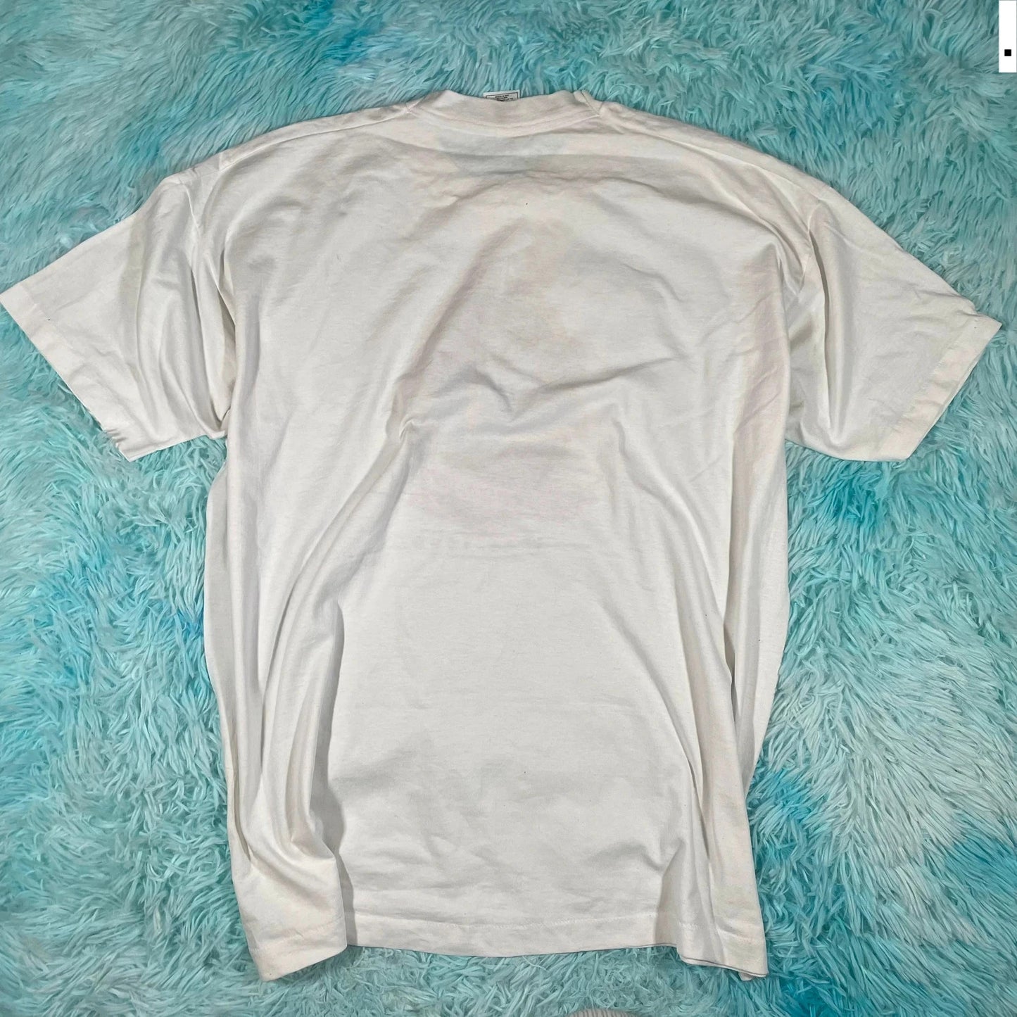 Vintage 90s White Graphic T Shirt - XXL