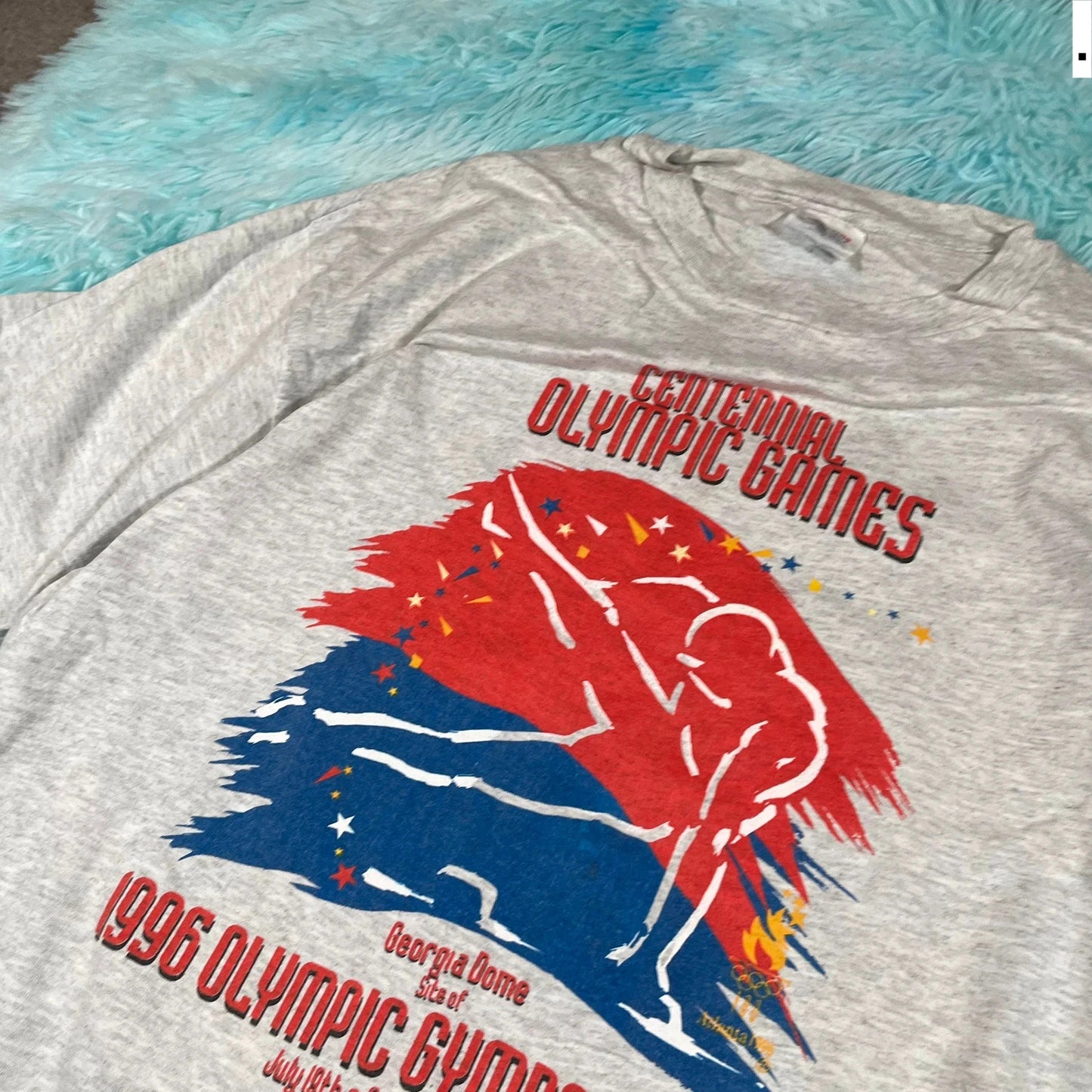 Vintage 1996 Atlanta Olympics Graphic T Shirt - XL