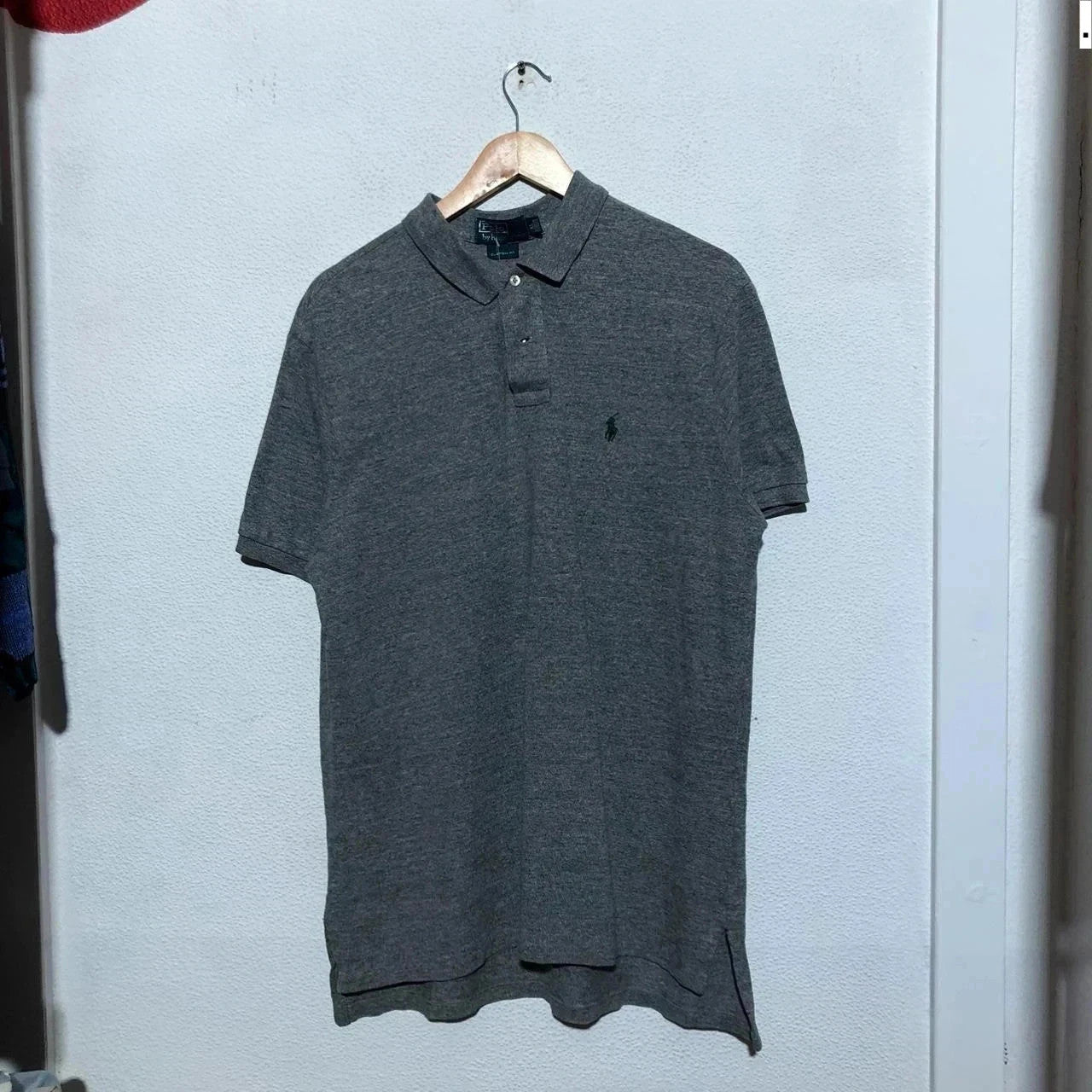 Vintage Grey Polo Ralph Lauren Polo Shirt - XL