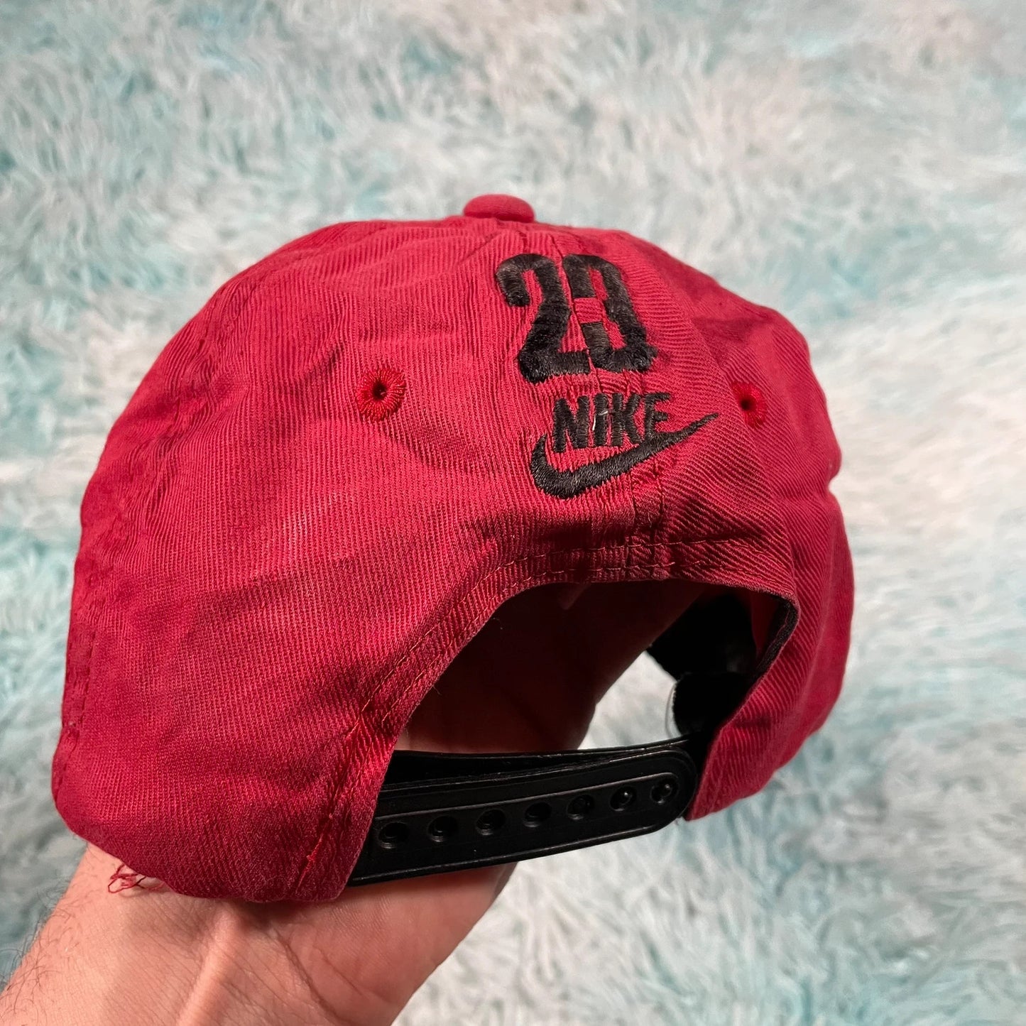 Vintage 90s Red Jordan Cap