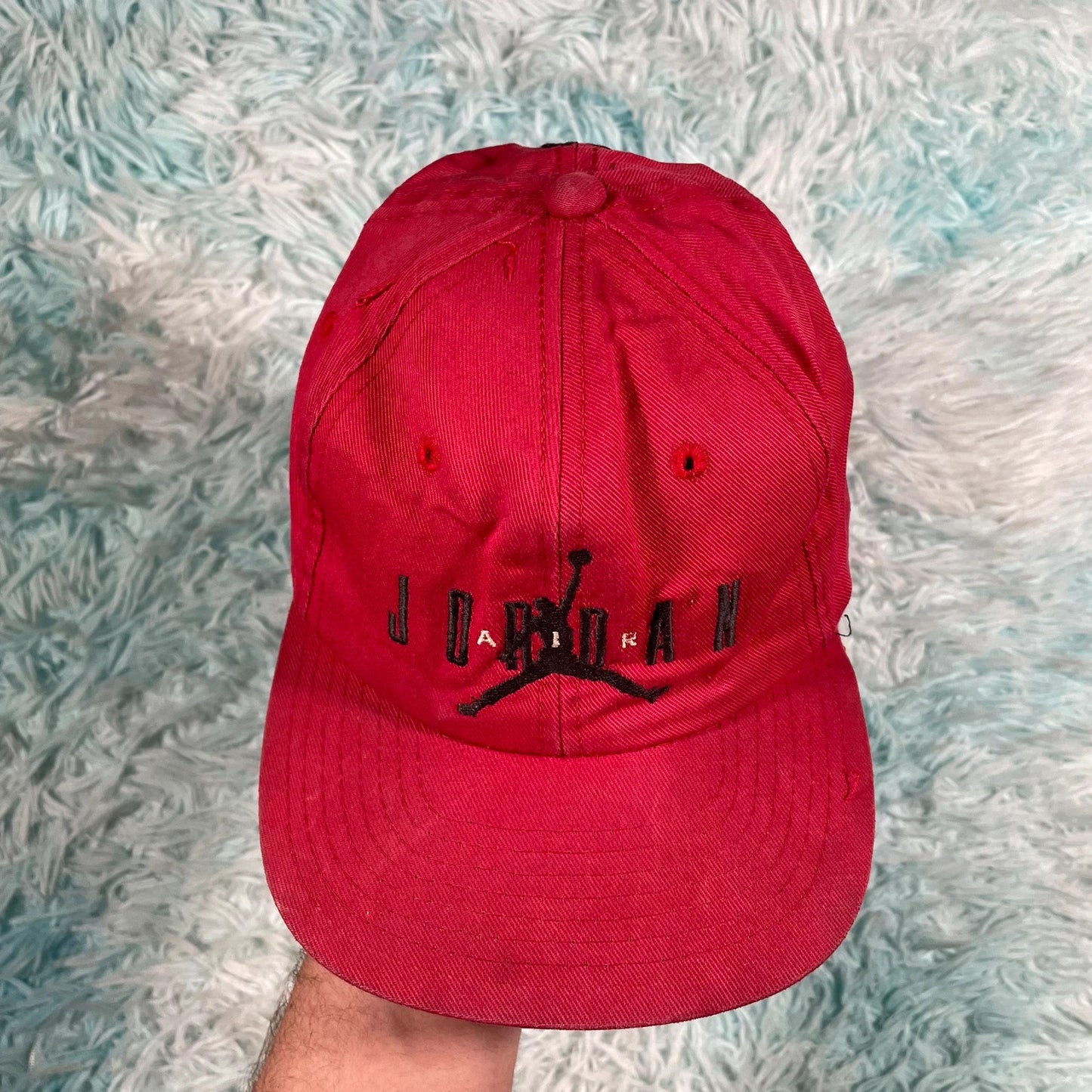 Vintage 90s Red Jordan Cap