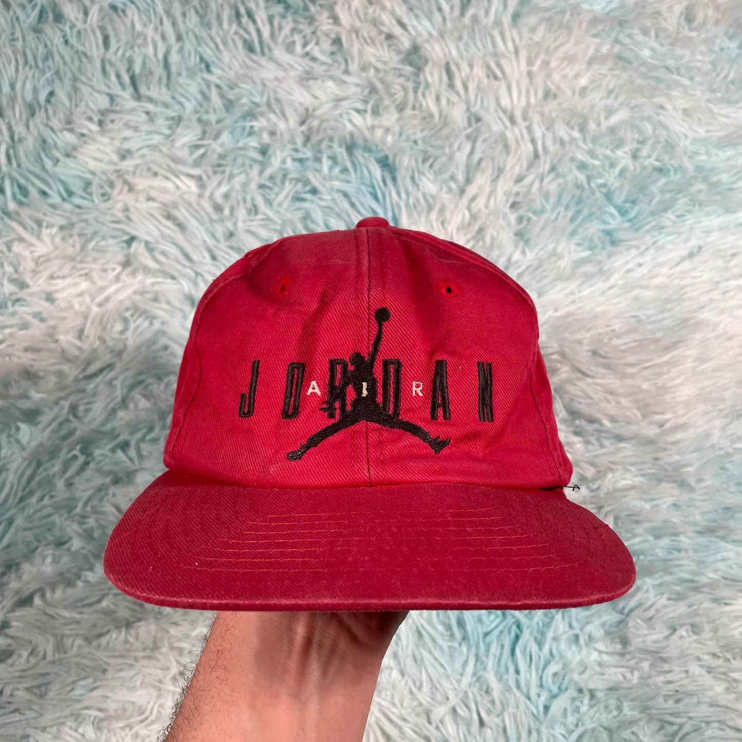 Vintage 90s Red Jordan Cap