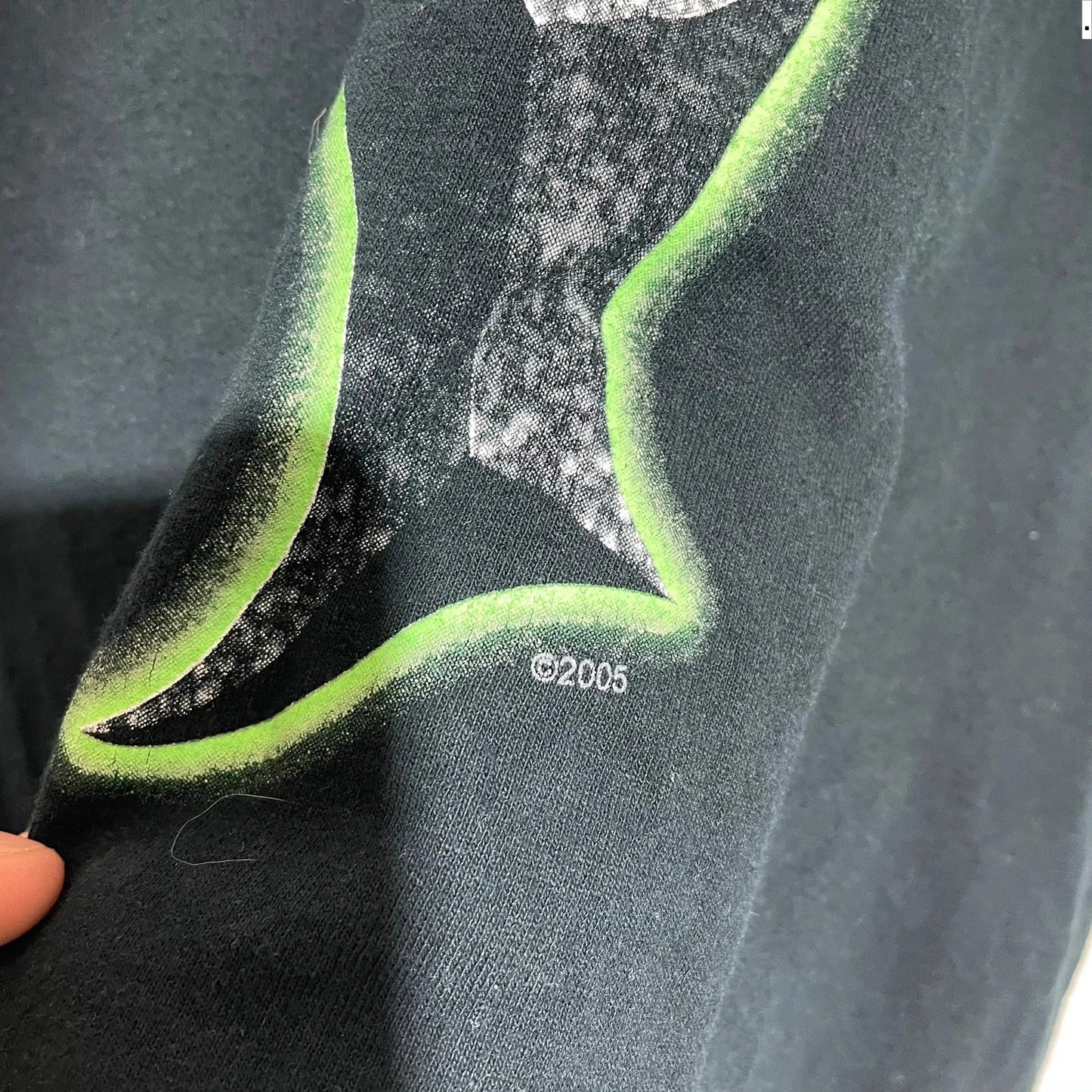 Vintage 2005 Black Jeff Hardy Wrestling Graphic - Large