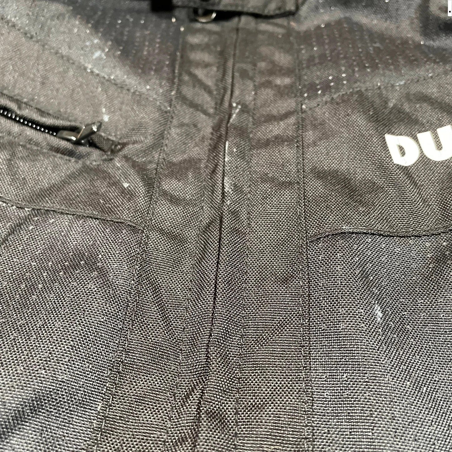 Black & Red Ducati Biker Jacket - Medium