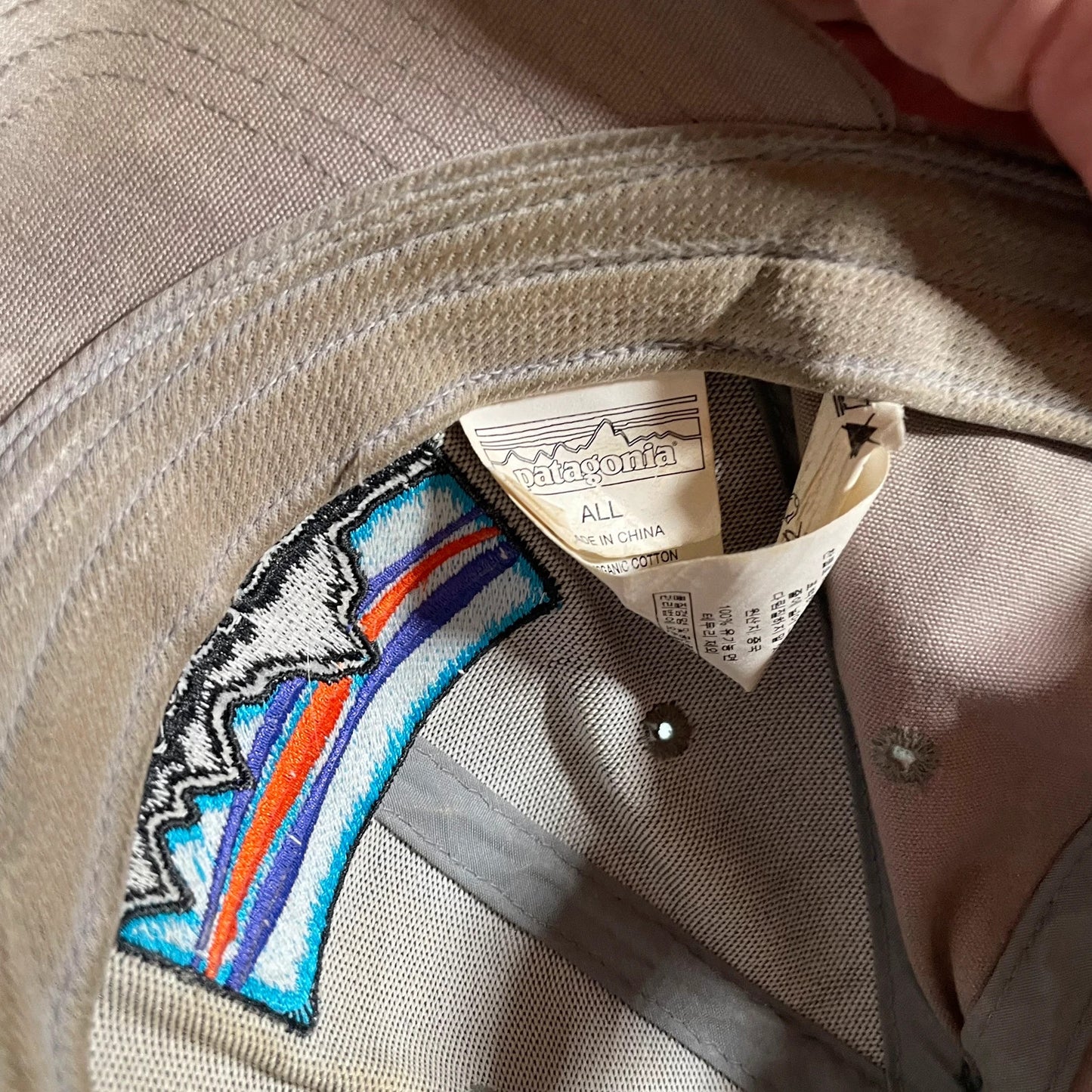 Beige Patagonia Cap