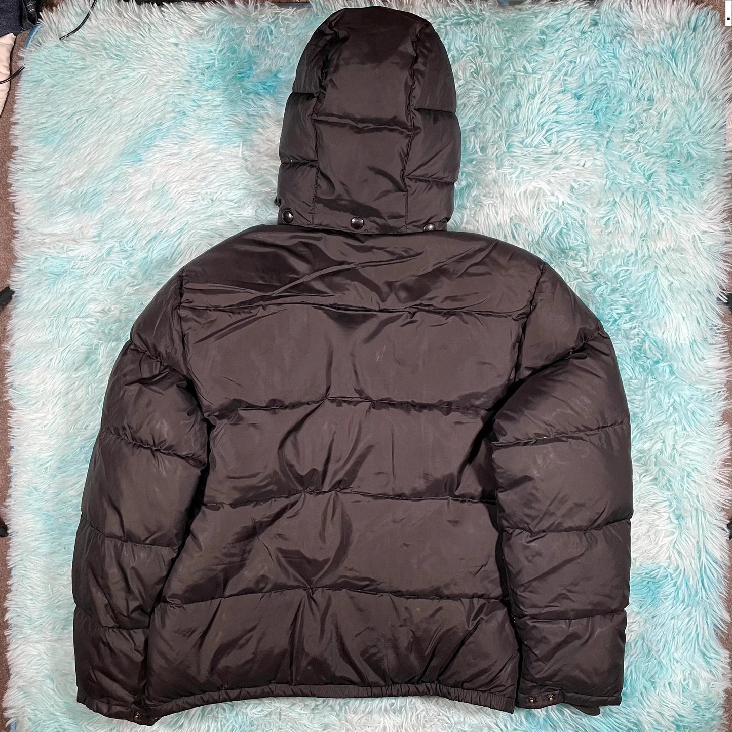 Vintage Black Polo Ralph Lauren Puffer Jacket - Medium