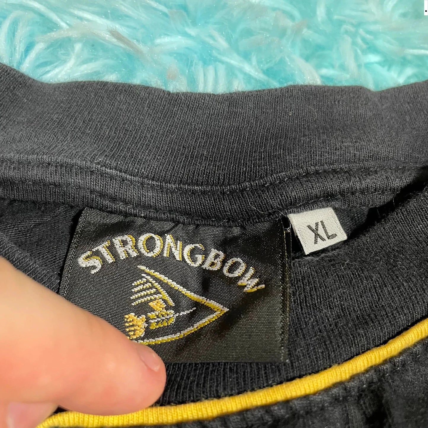 Vintage Black Strongbow Cider T Shirt - XL