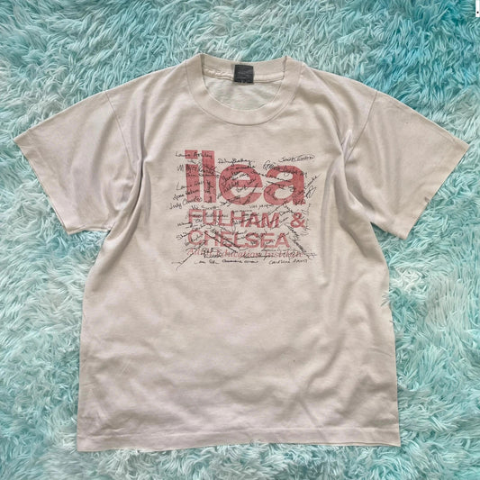 Vintage 90s White Screen Stars Graphic T Shirt - Large