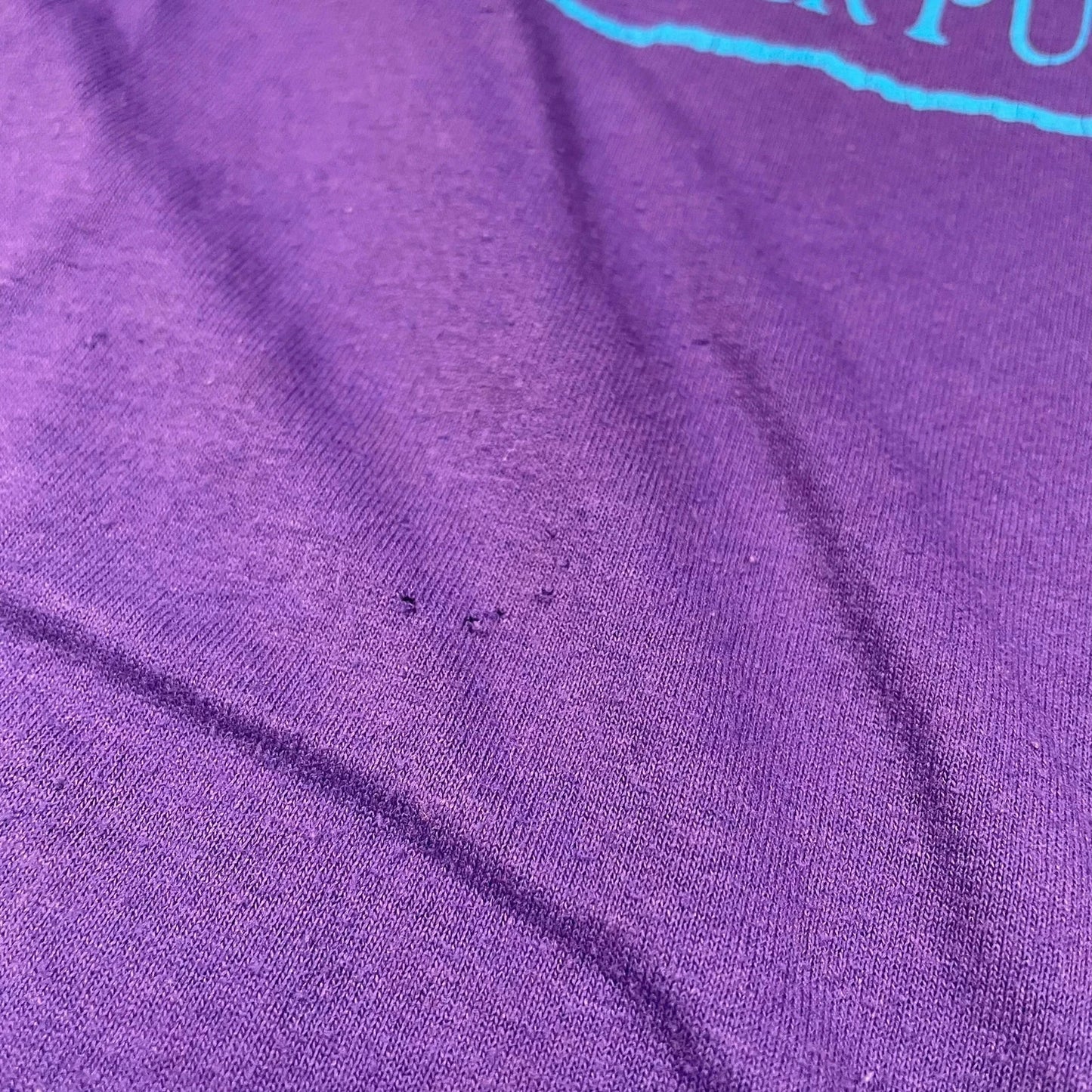 Vintage 90s Purple Woman Graphic T shirt - Largw
