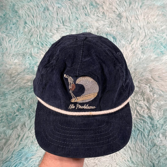 Navy Okatin Corduroy Cap Surfwear