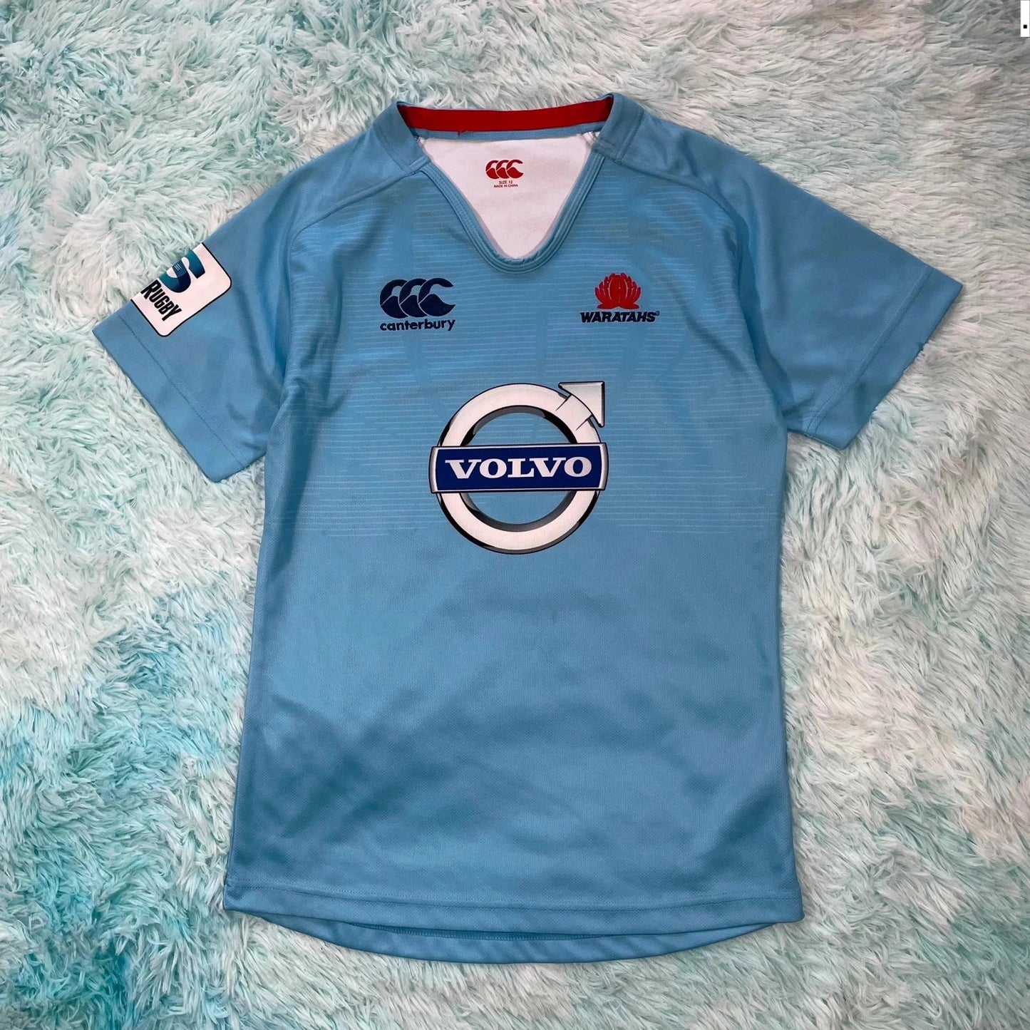 Blue Waratahs Rugby Shirt Canterbury - Size 12