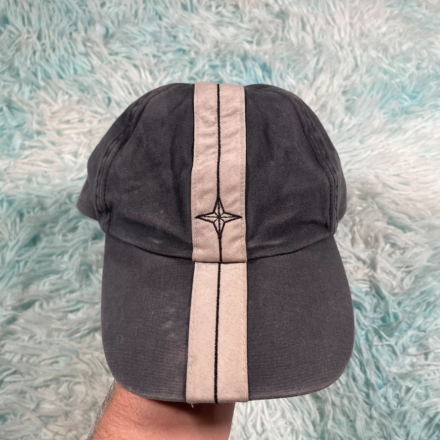 Vintage Grey Stone Island Cap
