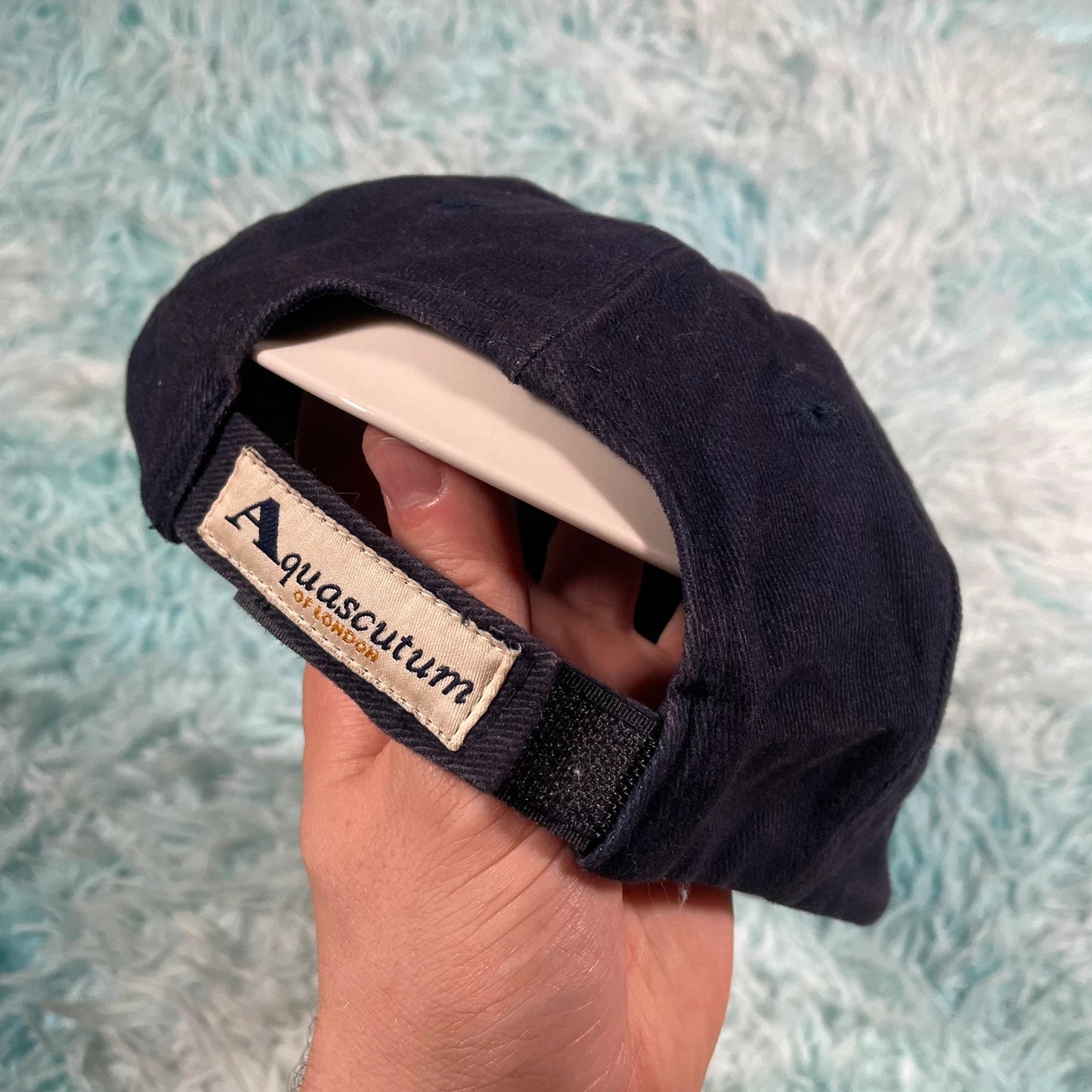 Vintage 90s Navy Aquascutum Cap