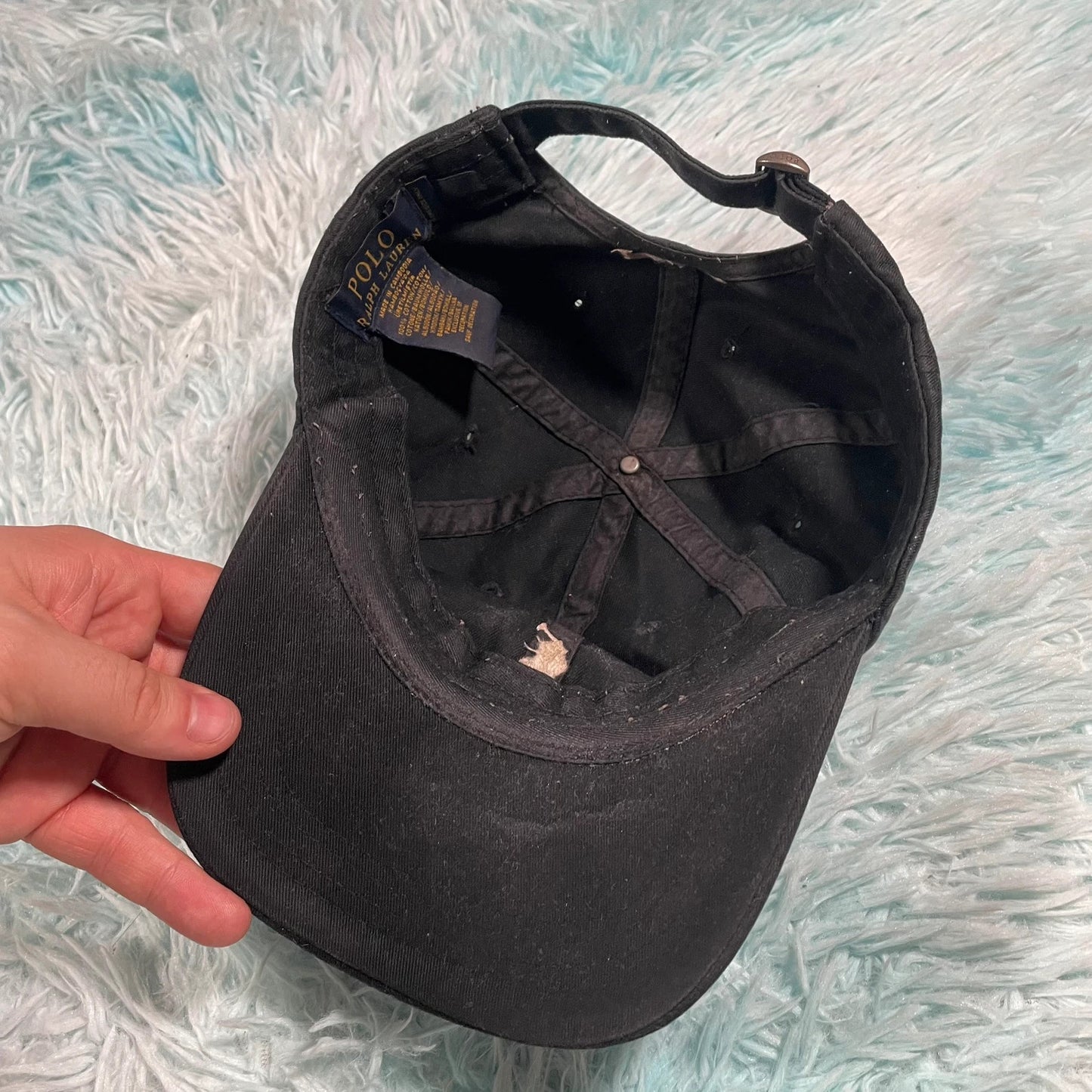 Black Polo Ralph Lauren Cap