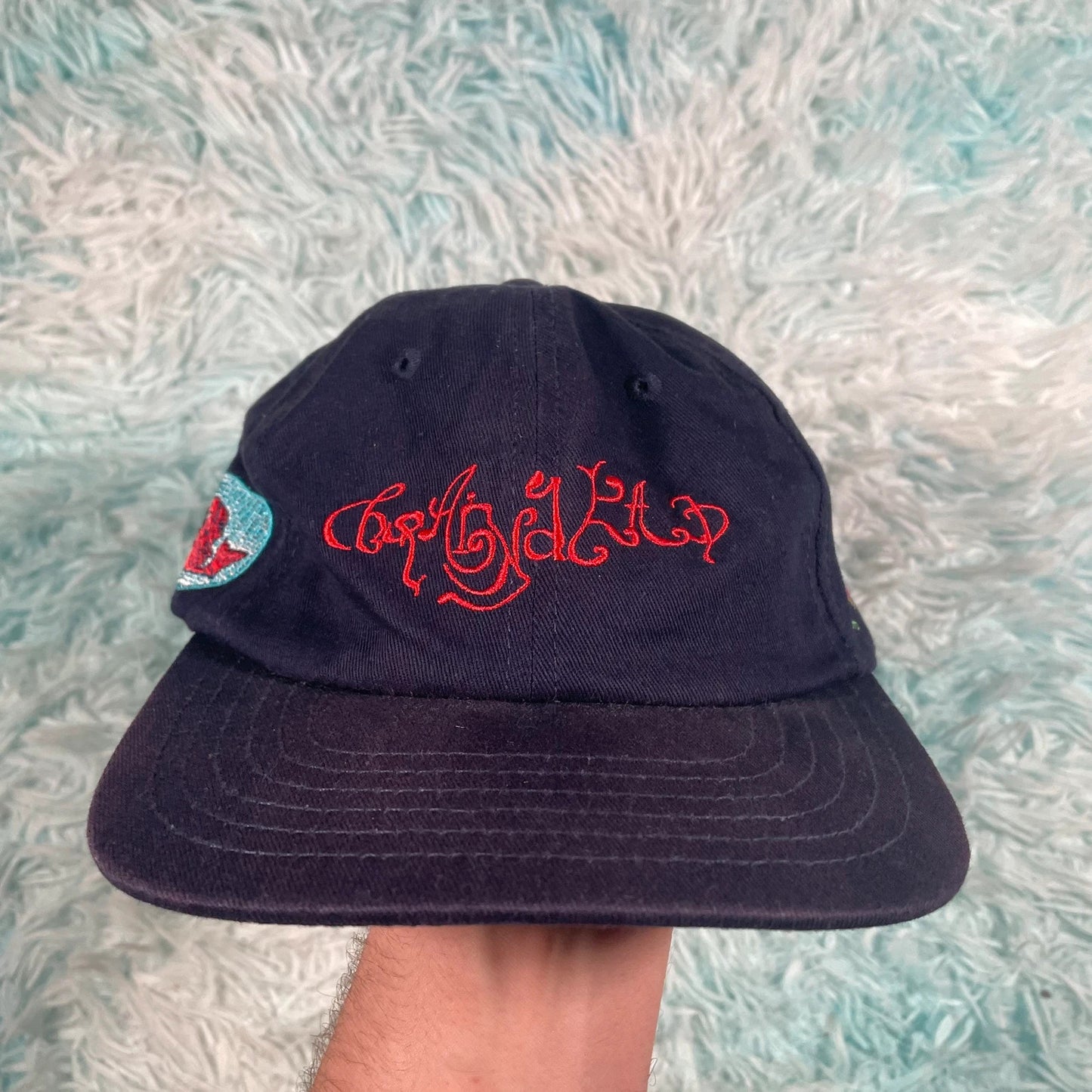 Navy Corduroy Brain Dead Cap