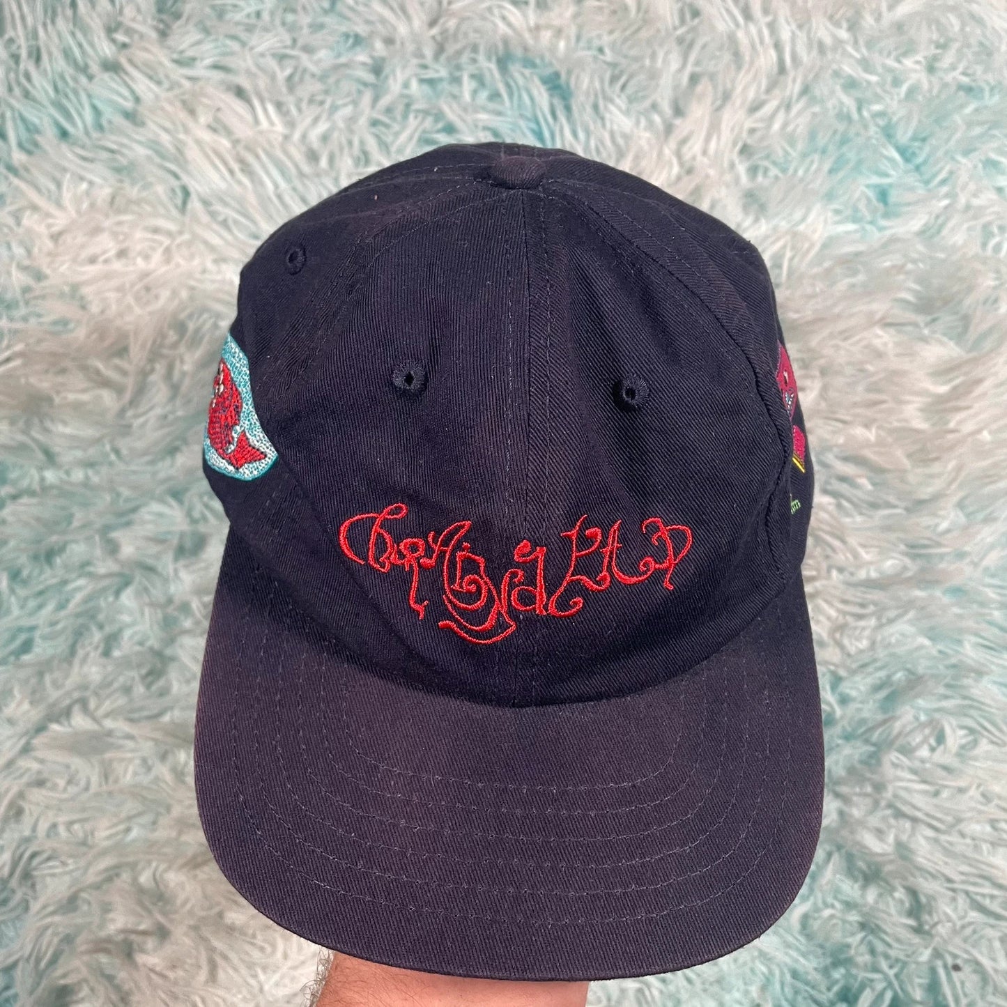 Navy Corduroy Brain Dead Cap