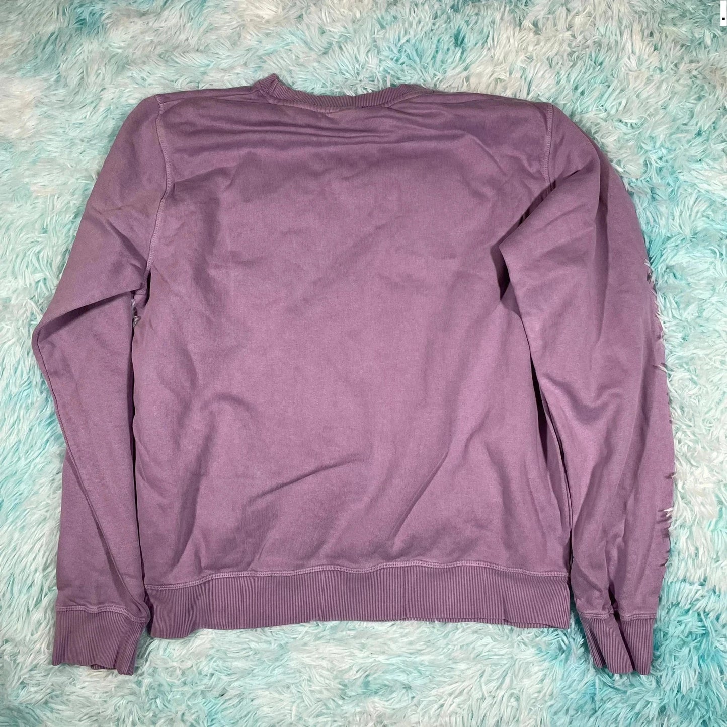 Purple Ellesse Sweatshirt Spellout - Size 14