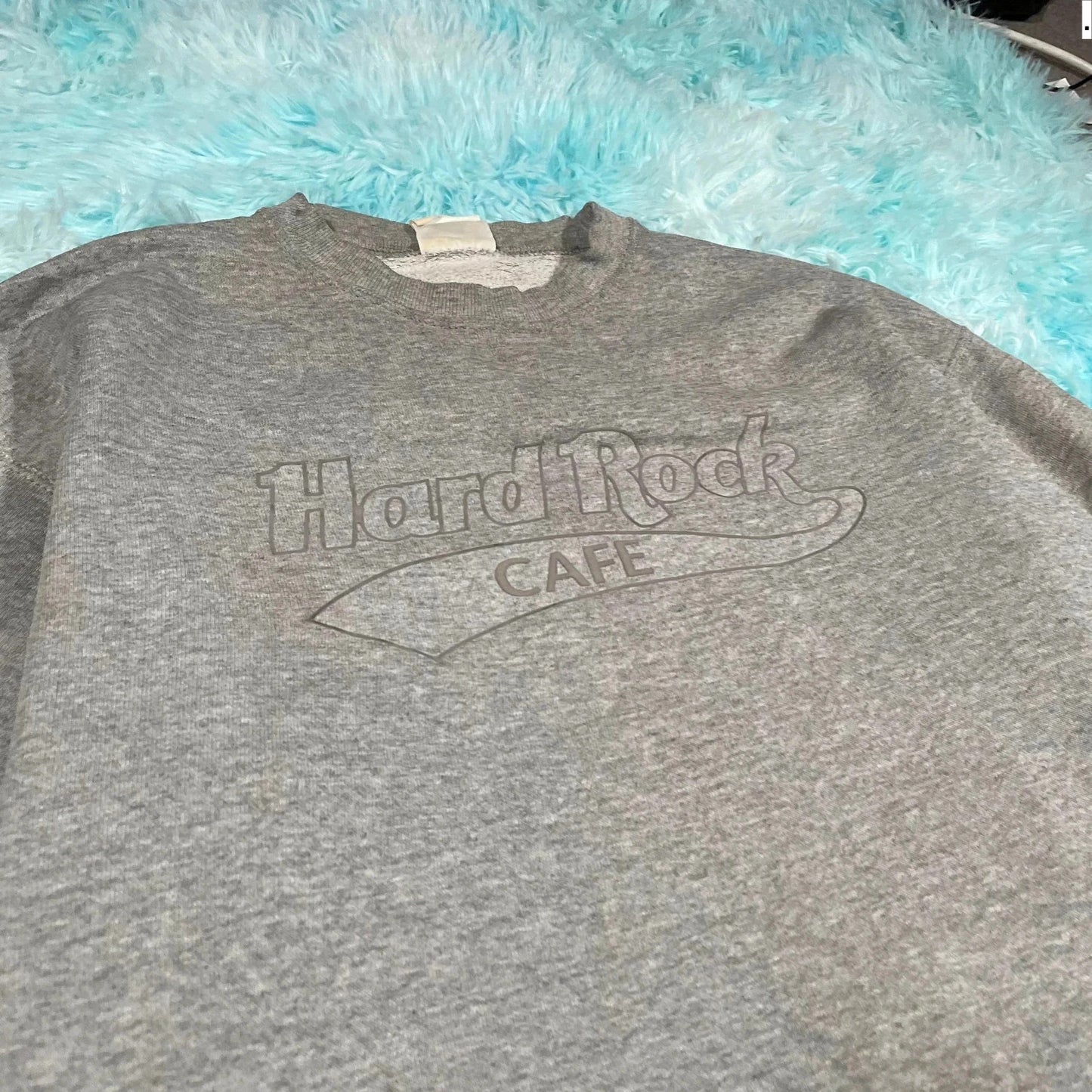 Vintage 90s Grey Hard Rock Cafe Miami Sweatshirt - Large