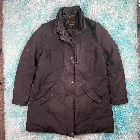 Black Barbour Raincoat - UK18