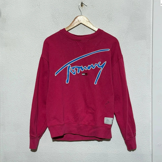 Red Tommy Hilfiger Jeans Sweatshirt - Small
