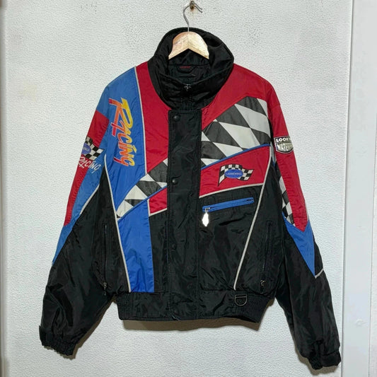 Vintage 90s Black & Red Pro Racing Jacket - Large