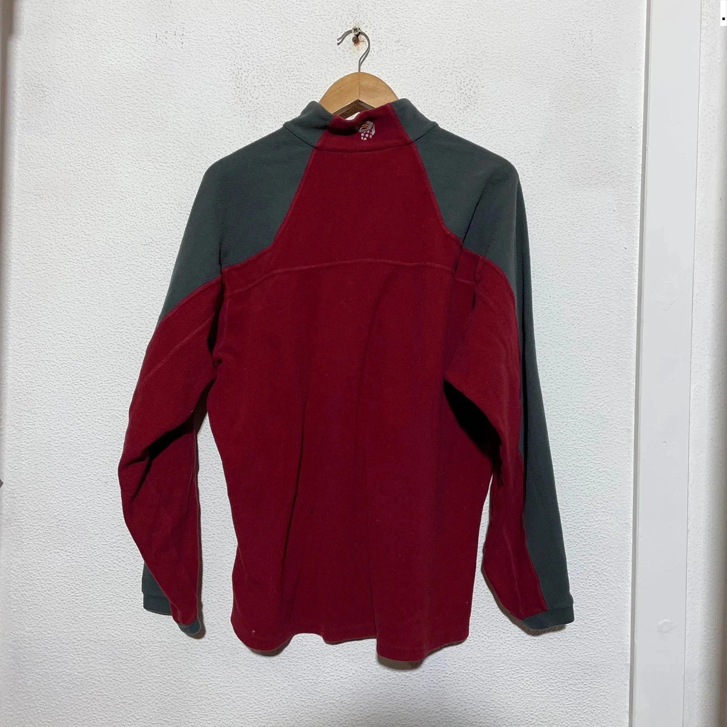 Red & Grey Mountain Hardwear 1/4 Zip Fleece Jumper - XL