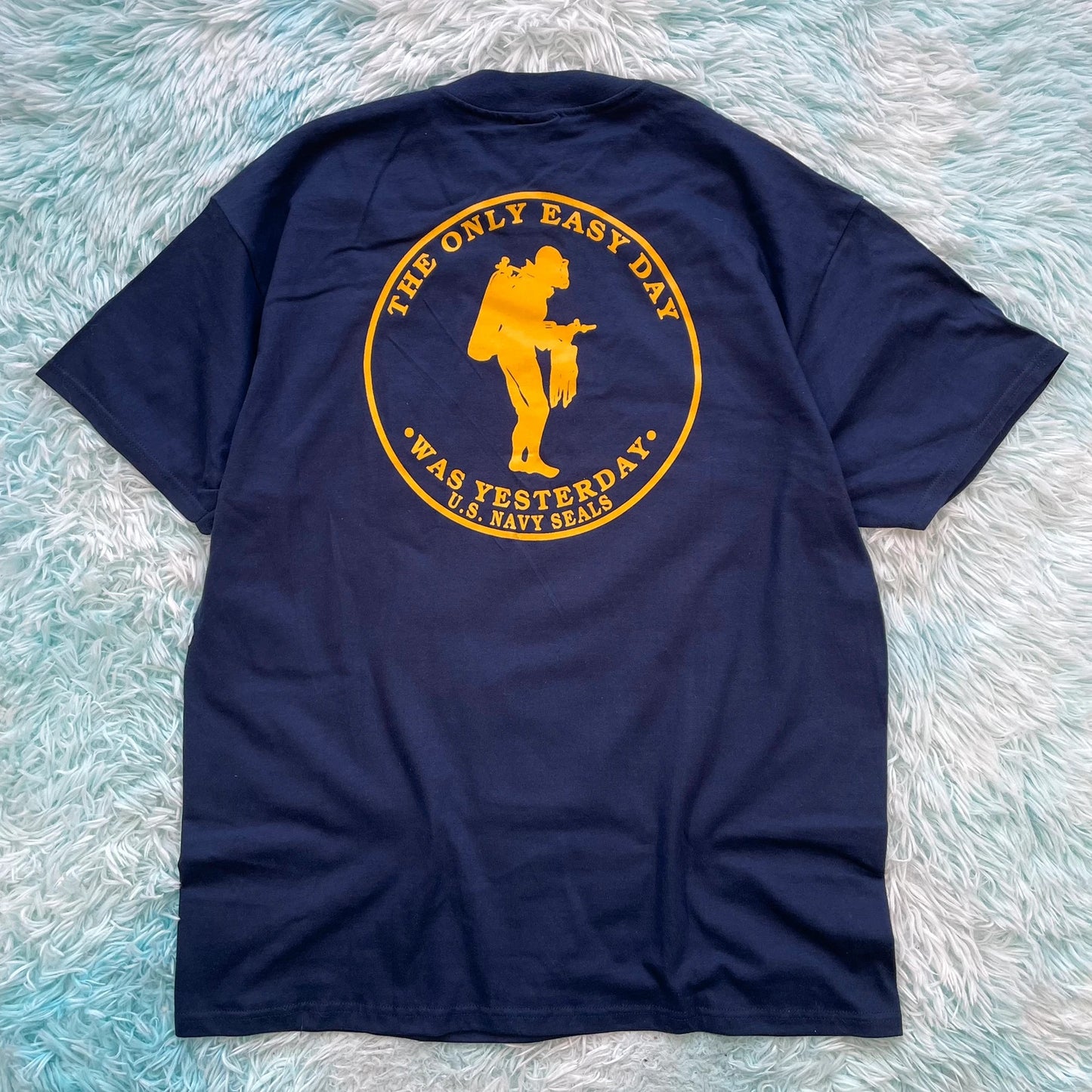 Vintage 90s Navy US Navy Seals Graphic T Shirt - XL