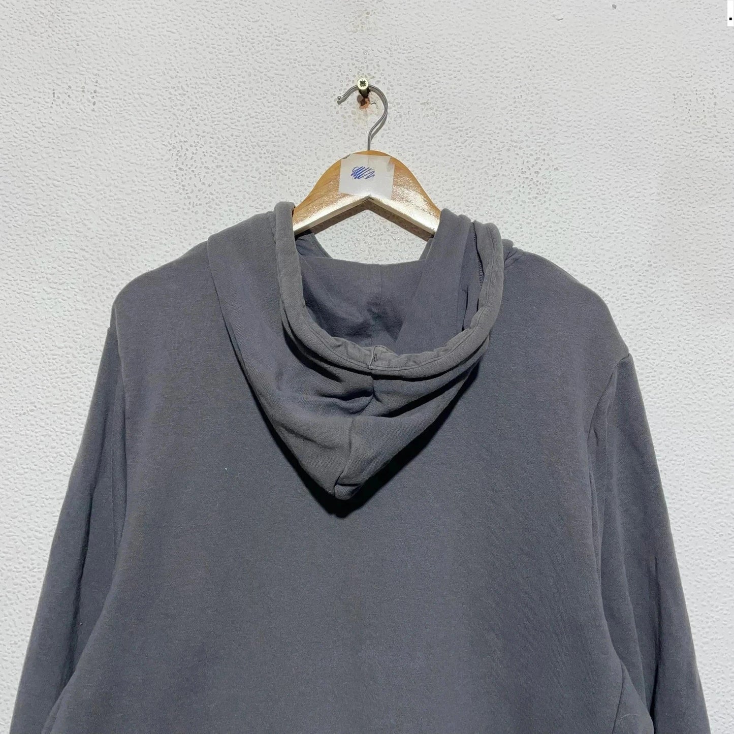 Grey Nike Sb Hoodie Print Logo - Large