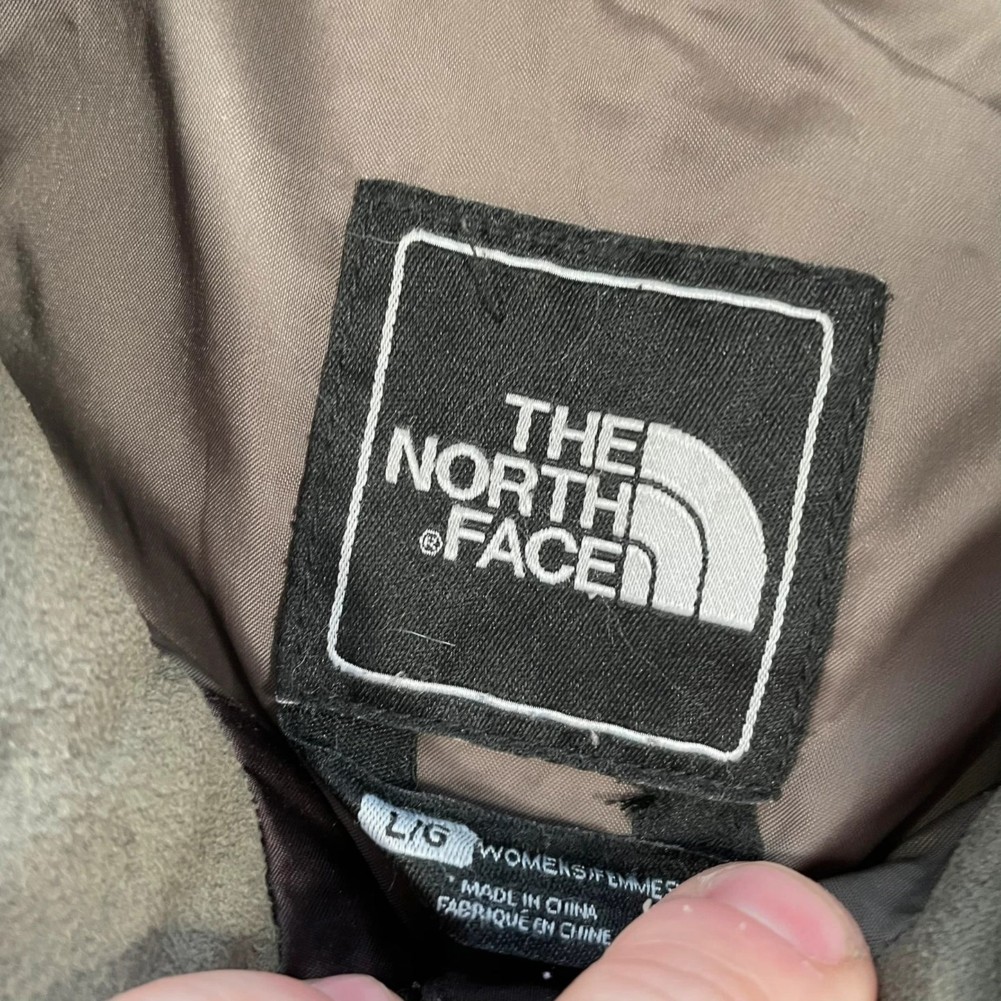 Brown The North Face Puffer Jacket - Womens Large