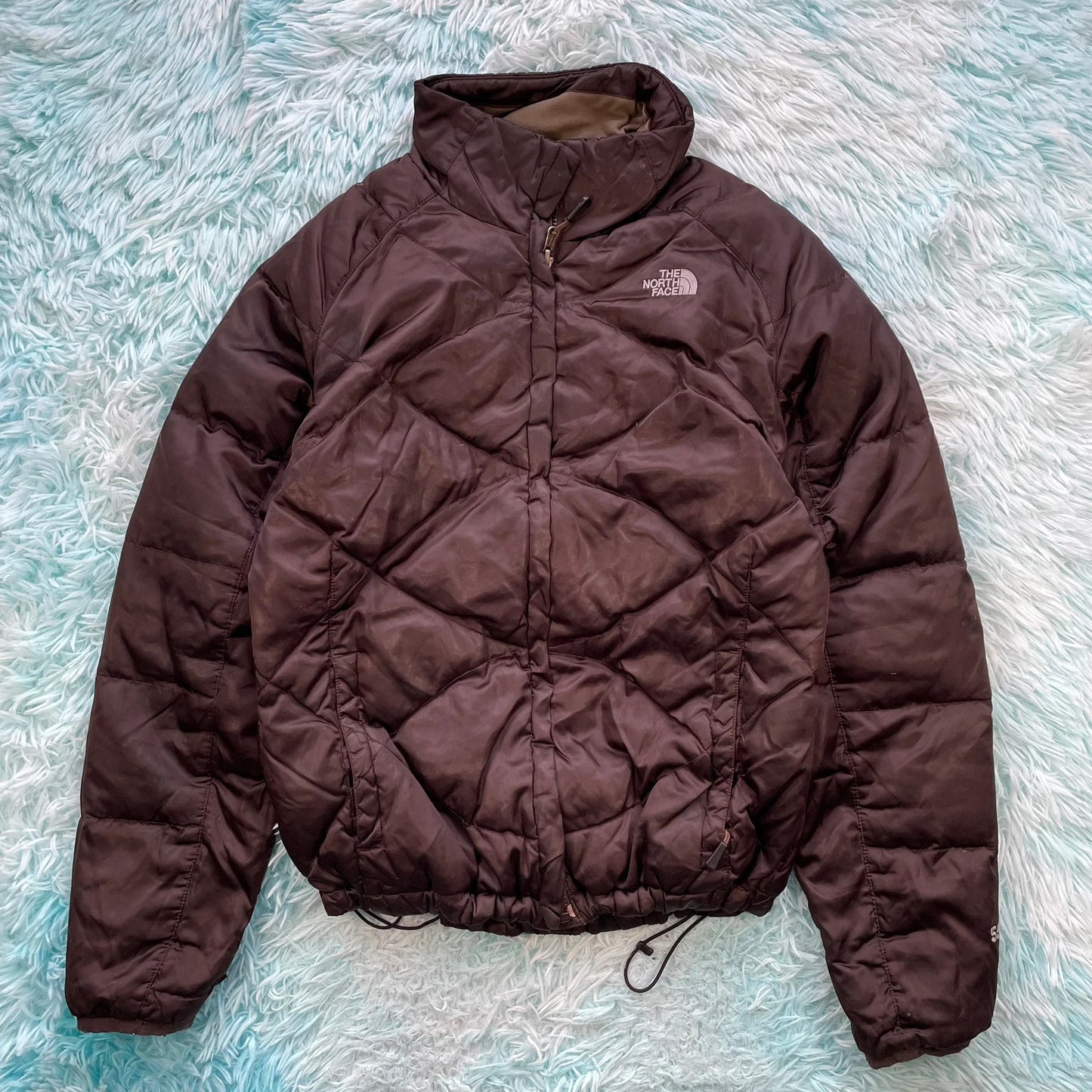 Brown The North Face Puffer Jacket - Womens Large