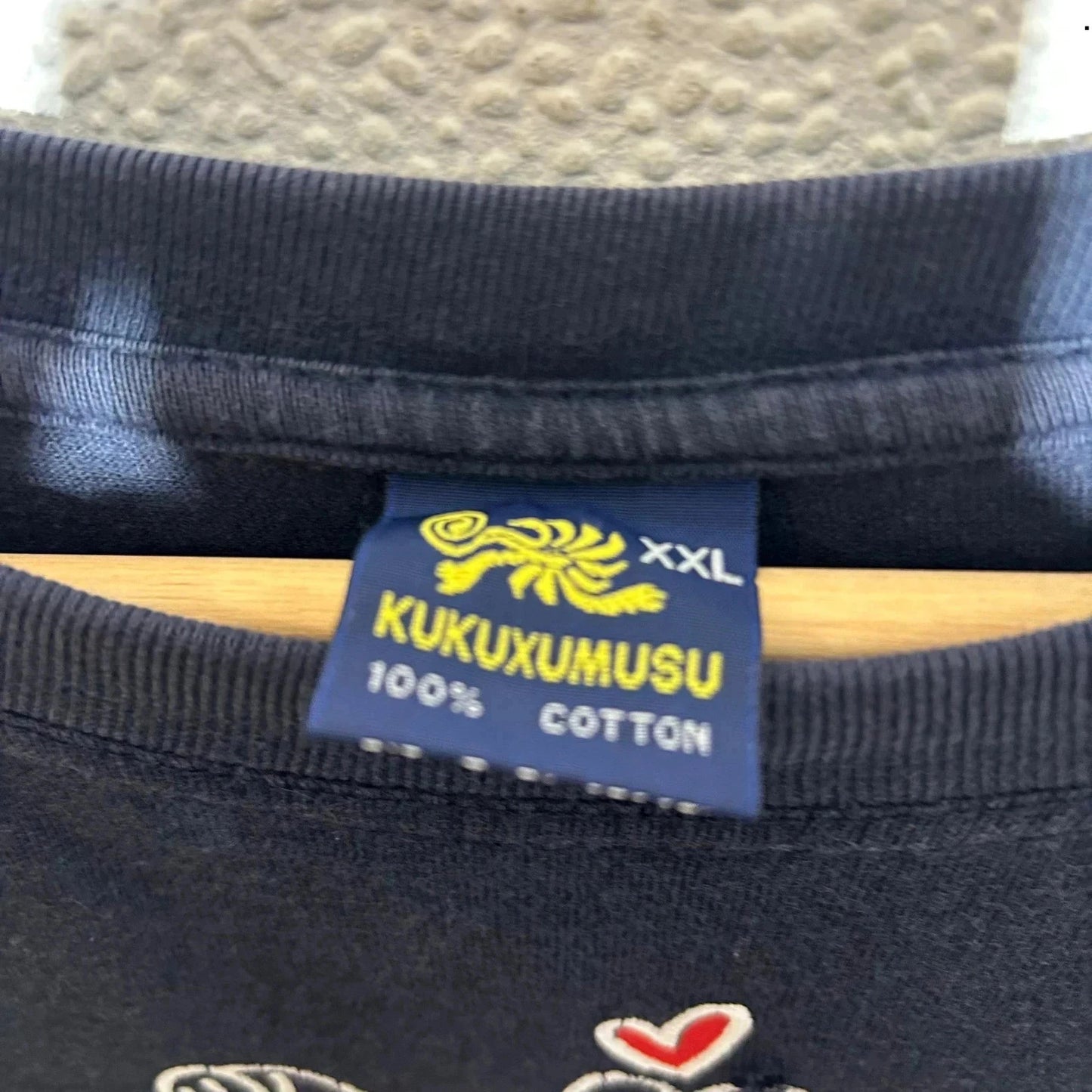 Vintage 00s Navy Funny Graphic T Shirt - XXL