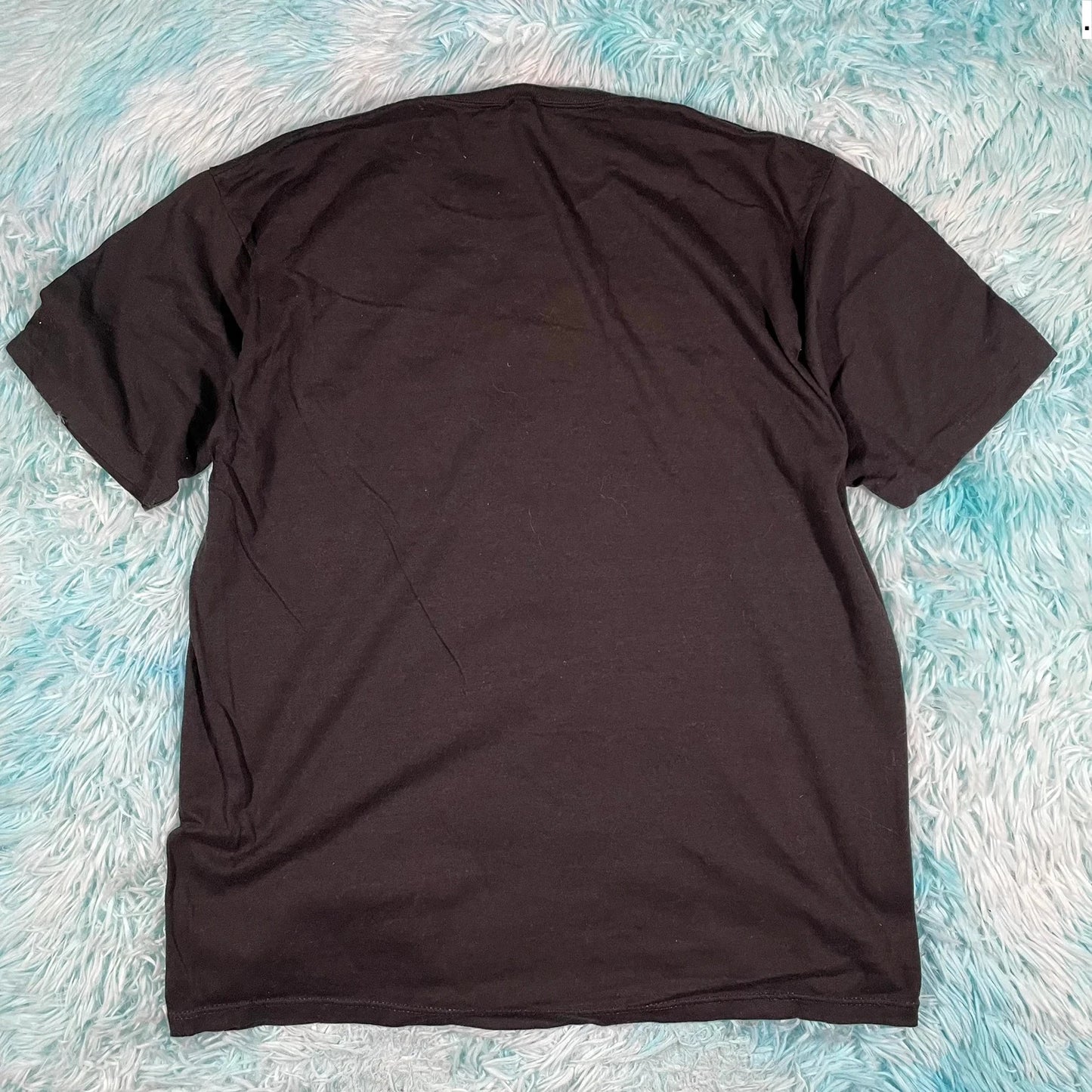 Vintage 90s Black Dancing Skeleton Graphic T shirt - XL
