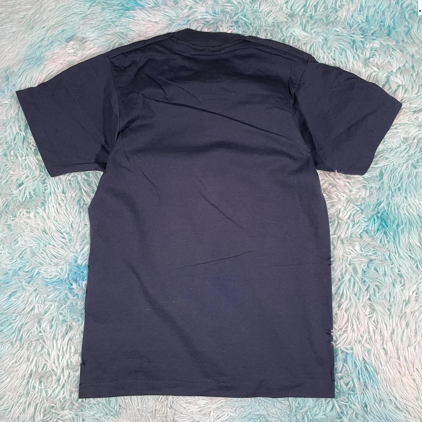 Vintage 90s Navy Johnstown Dragon 5k Race Graphic T Shirt - Medium