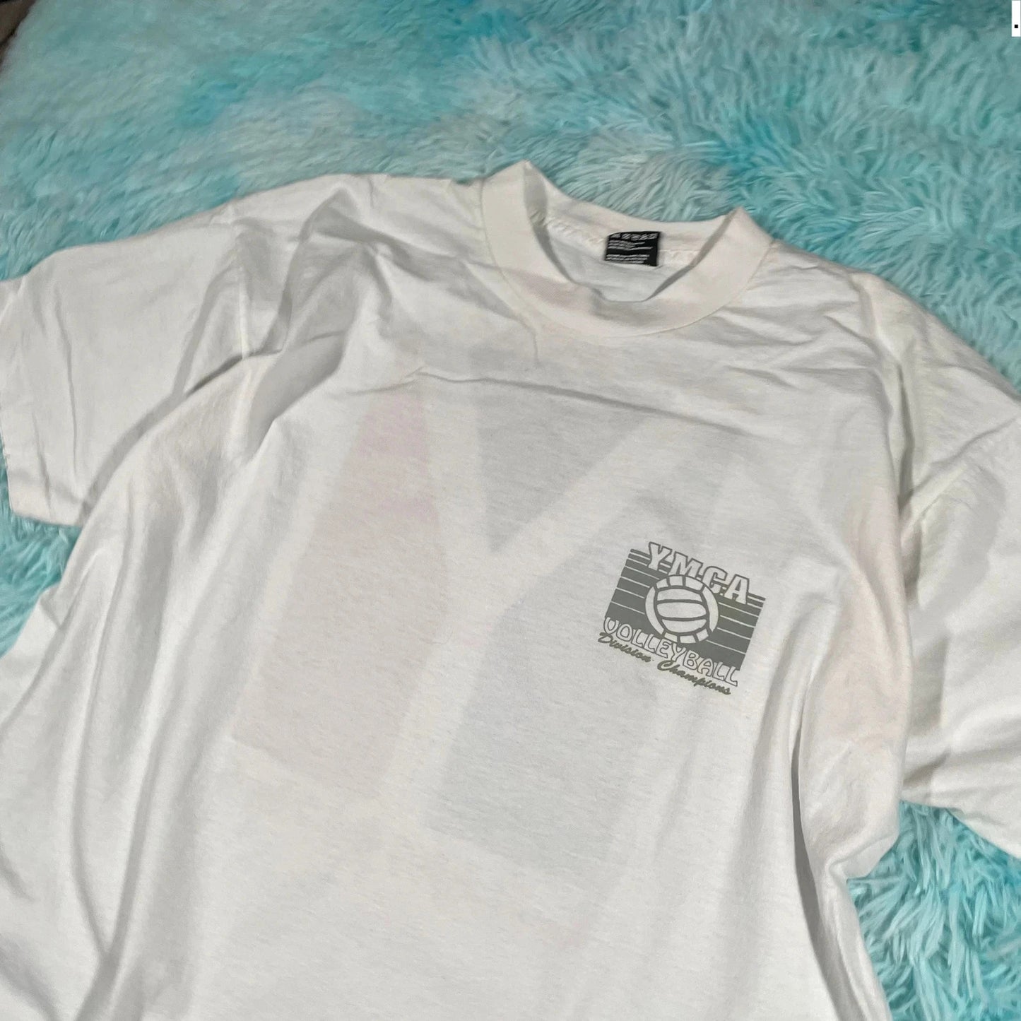 Vintage 90s YMCA Volleyball Graphic T Shirt - Xl