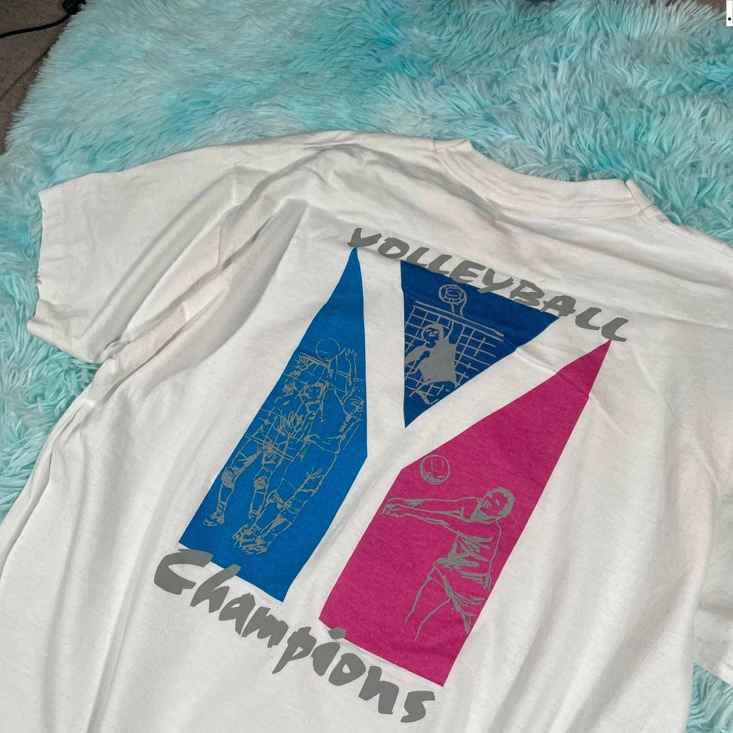 Vintage 90s YMCA Volleyball Graphic T Shirt - Xl