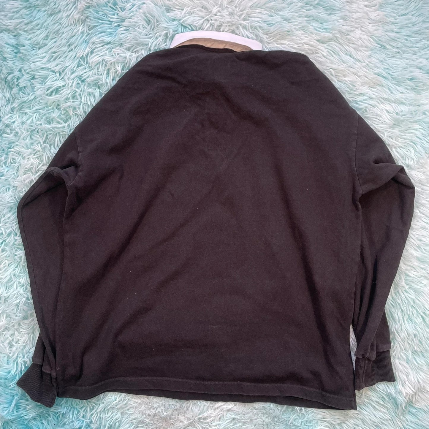 Vintage 90s Black Guinness Rugby Shirt - XL