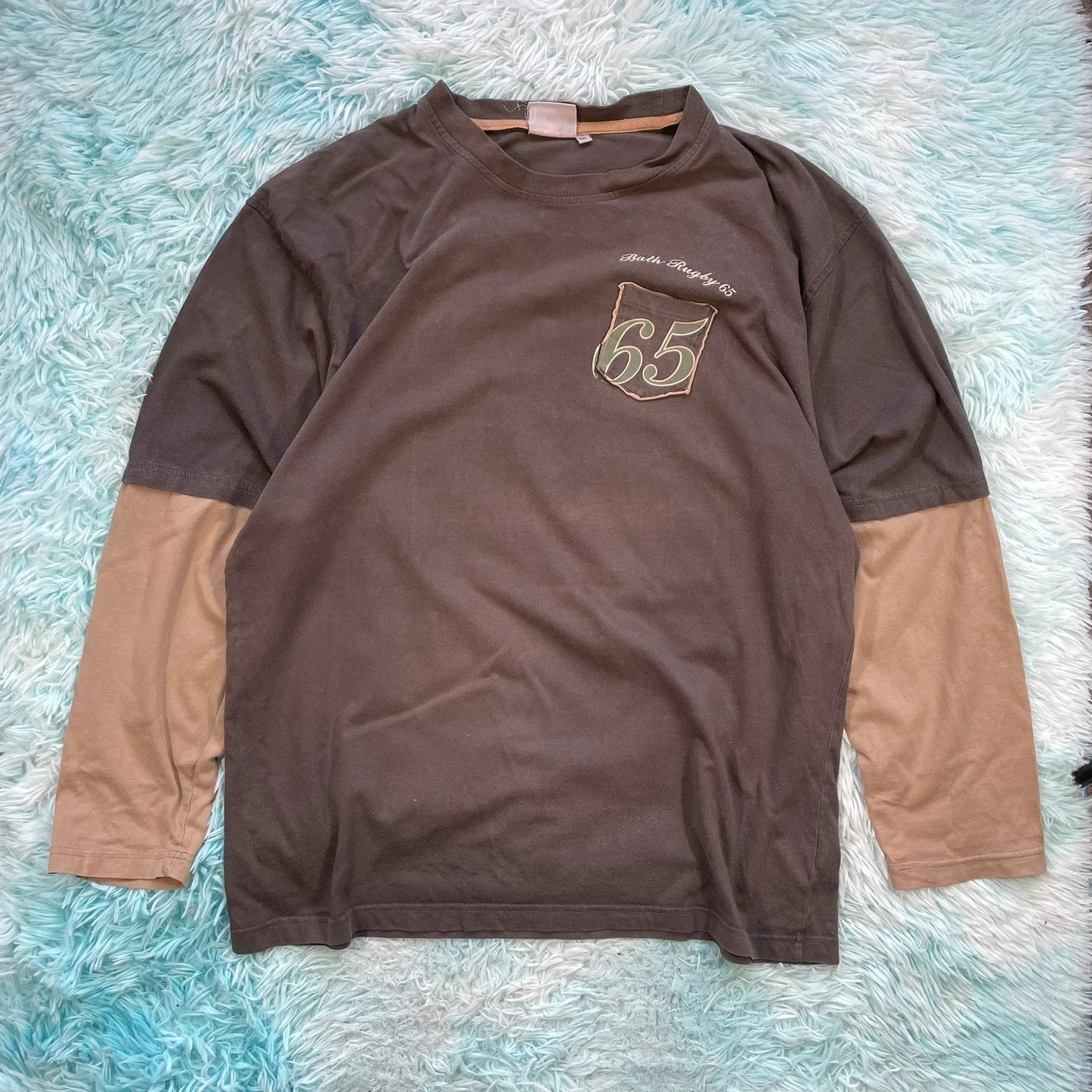 Vintage 00s Grey Bath Rugby T shirt - XXL