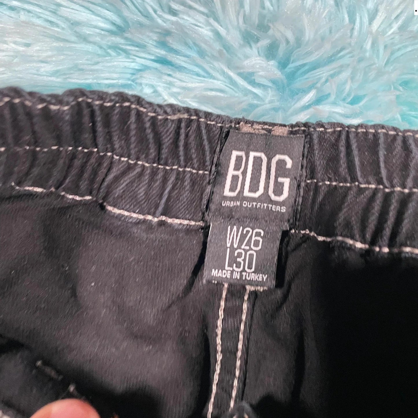 Black BDG Jeans Urban Outfitters Contrast - 26W L30