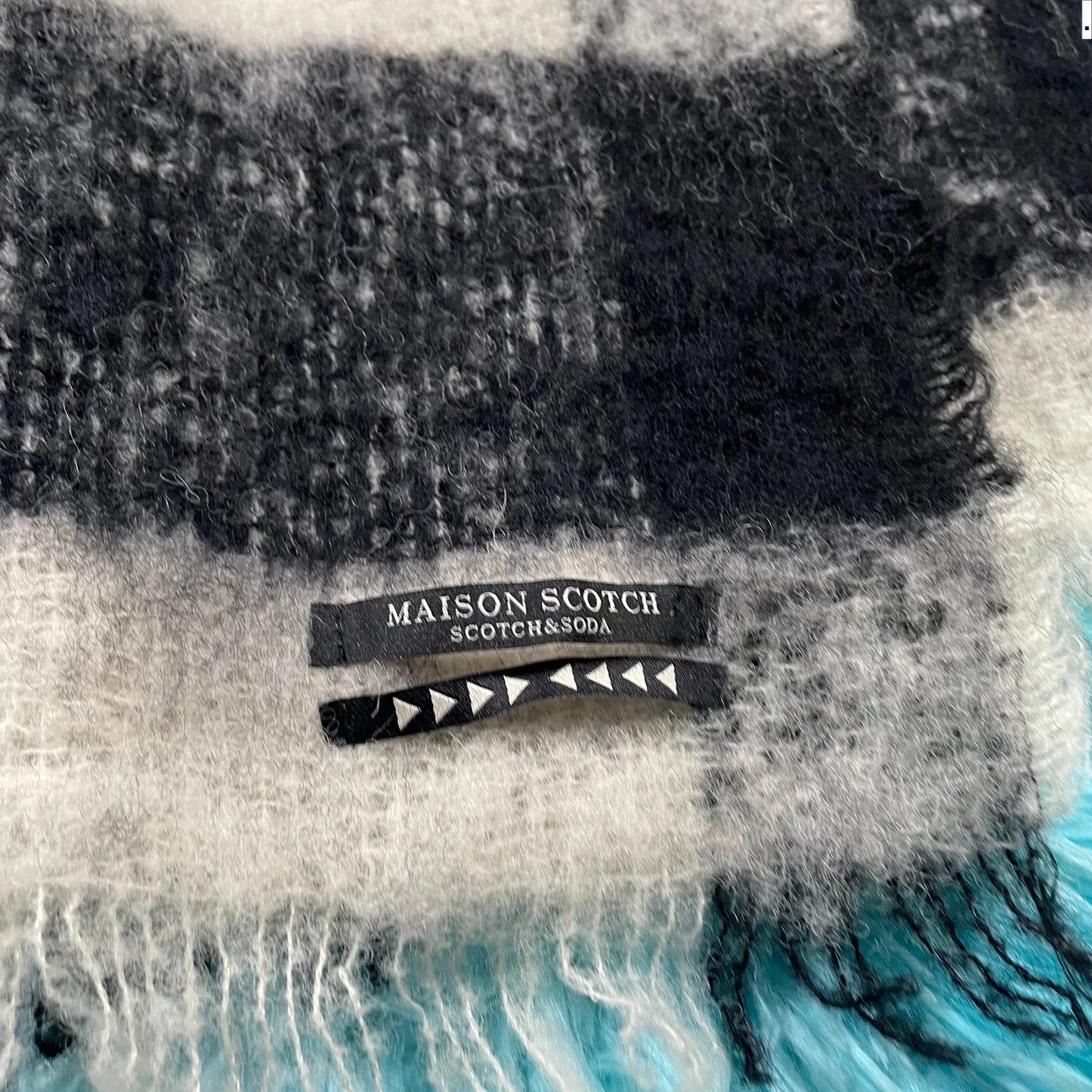 Black & White Maison Scotch & Soda Scarf