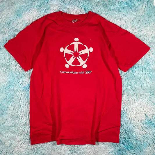 Vintage 90s Red SRP Graphic T Shirt - XL