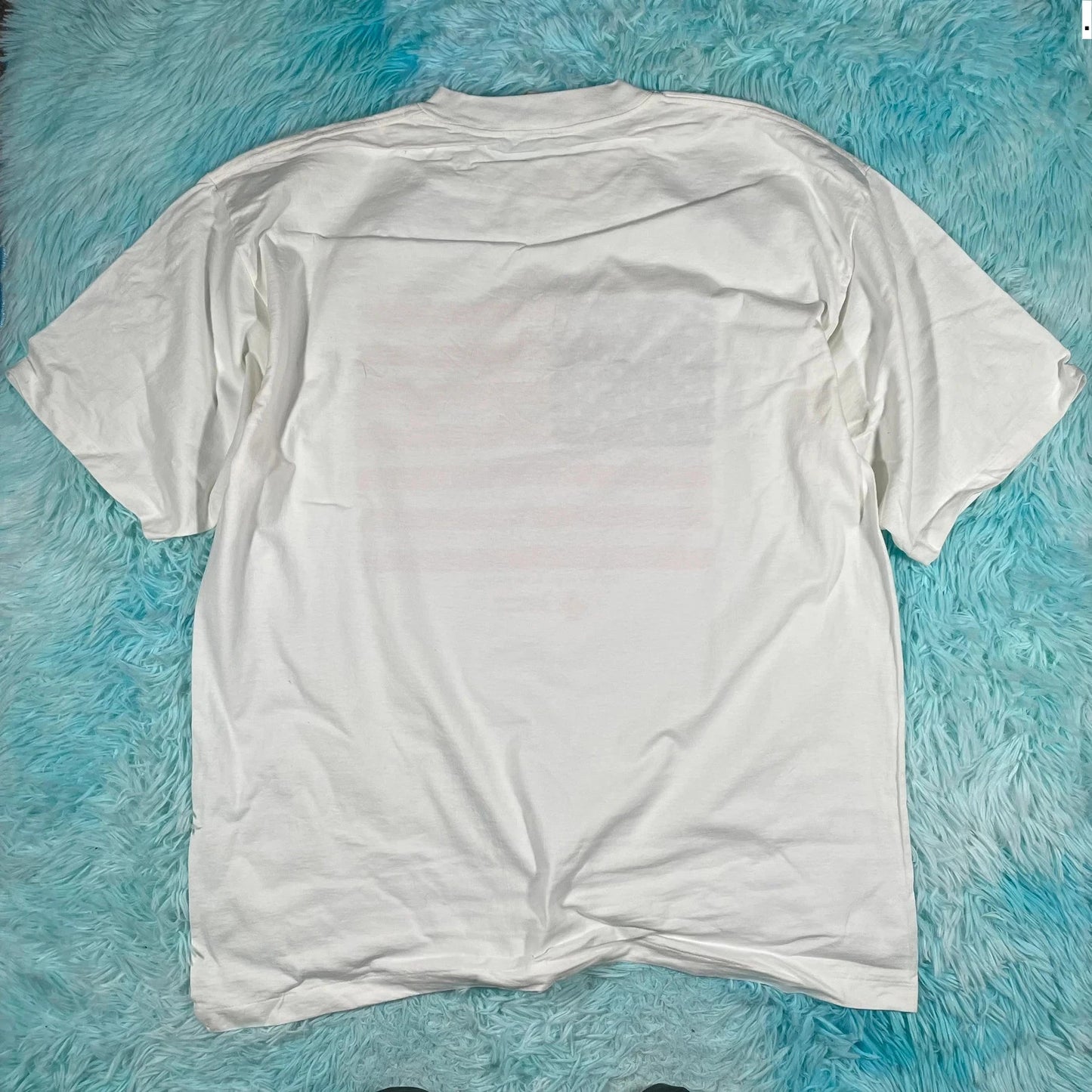 Vintage 90s White USA Red Cross T Shirt - XXL
