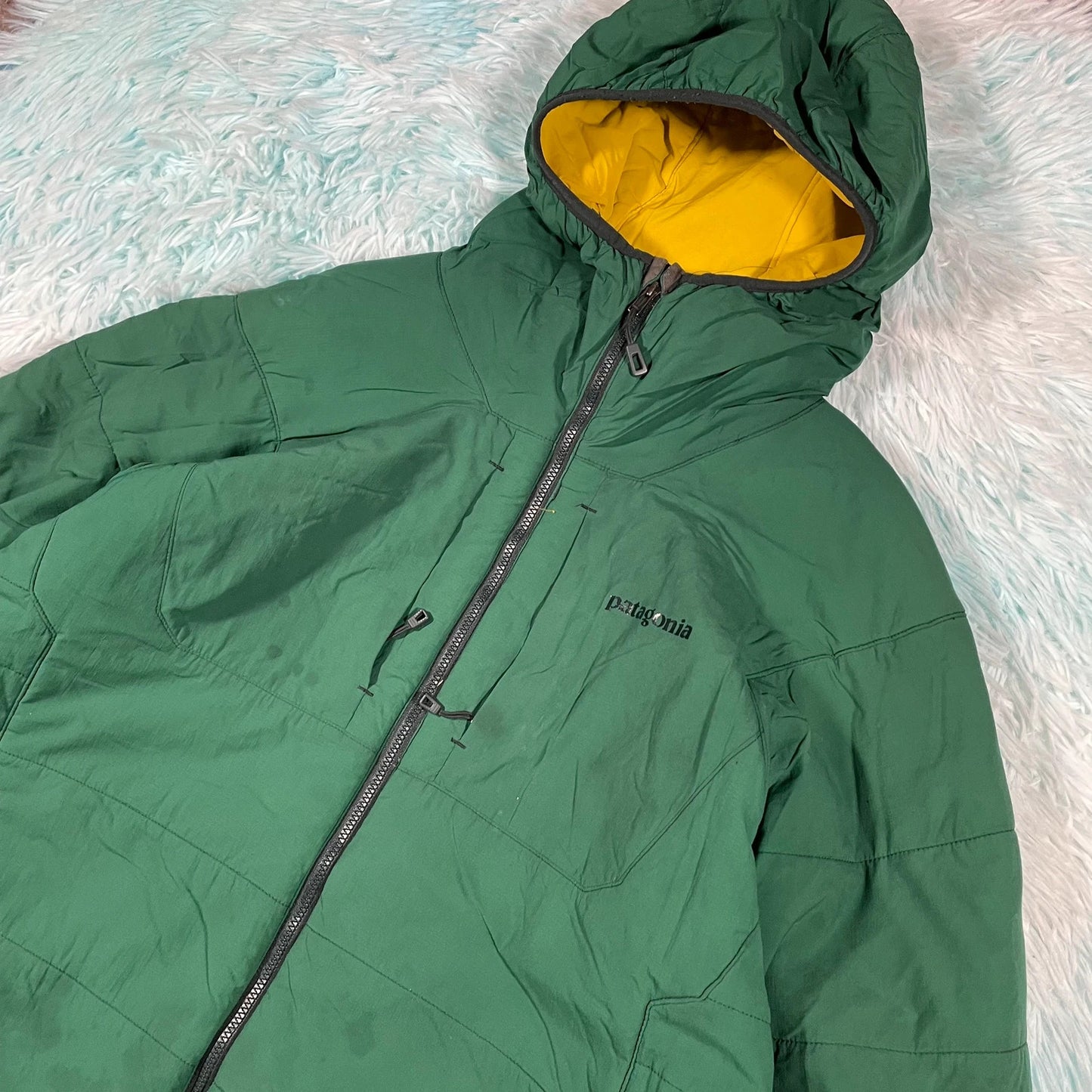 Green Patagonia Puffer Jacket - Large