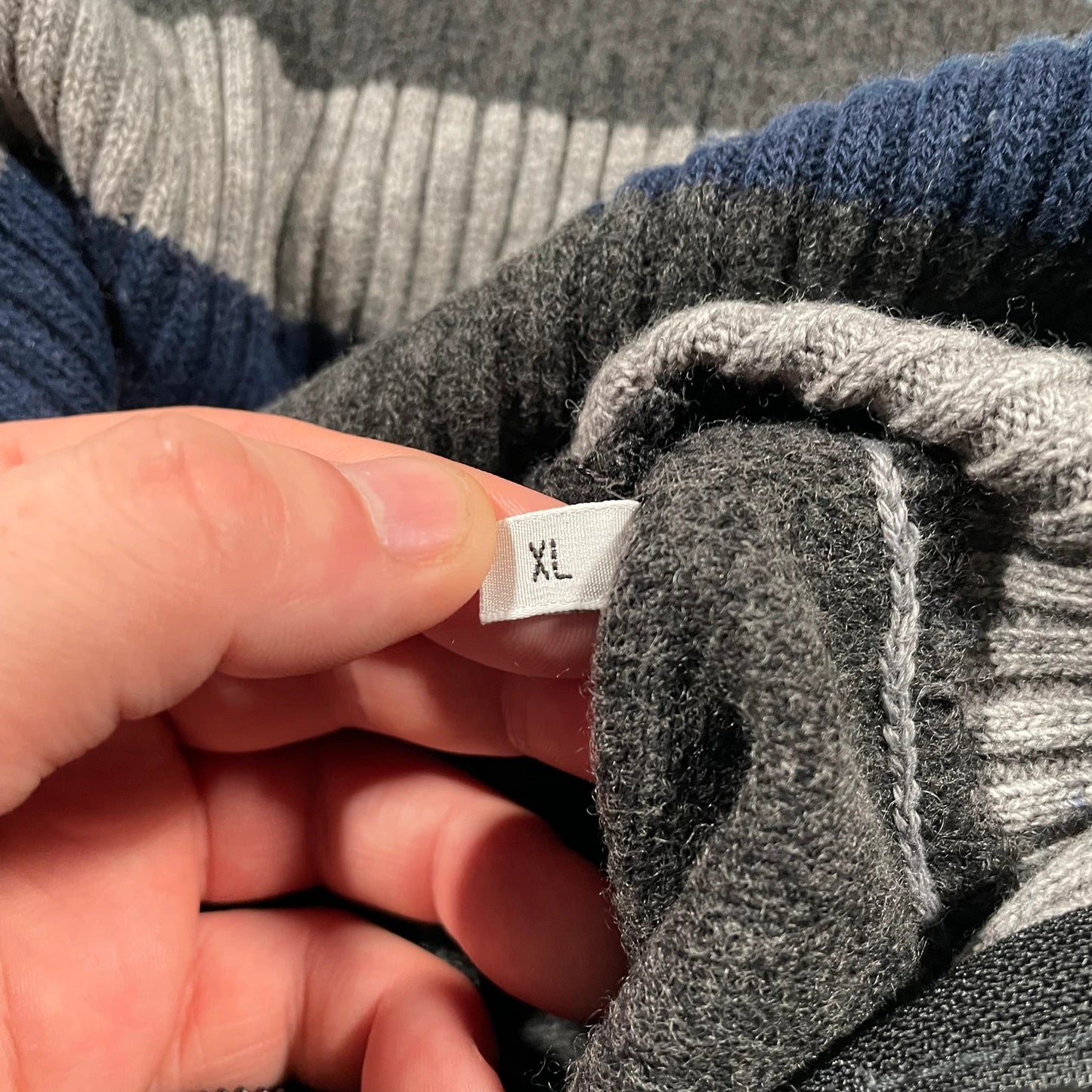 Vintage 00s Grey Dolce & Gabbana Knitted Jumper - XL