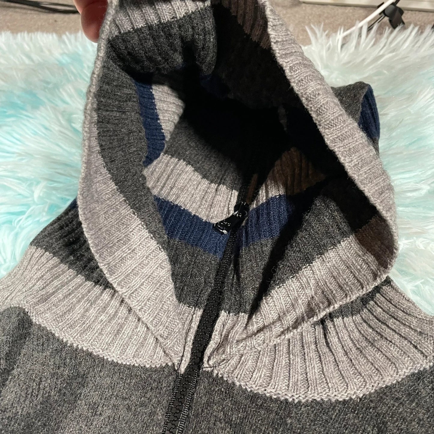 Vintage 00s Grey Dolce & Gabbana Knitted Jumper - XL