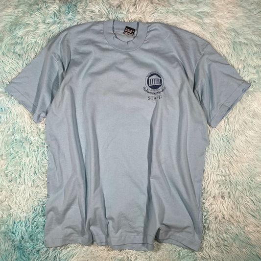 Vintage 90s Baby Blue Virginia Graphic T Shirt - XL