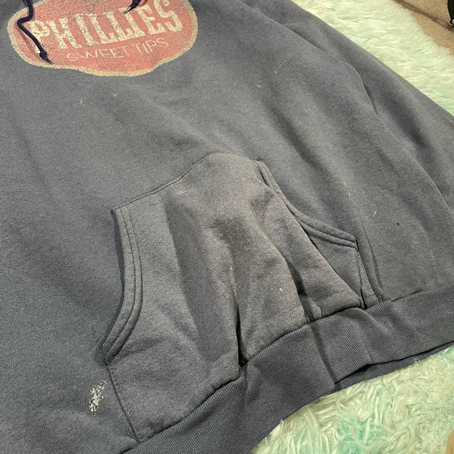 Vintage 90s Navy Philliea Screen Stars Hoodie - XL