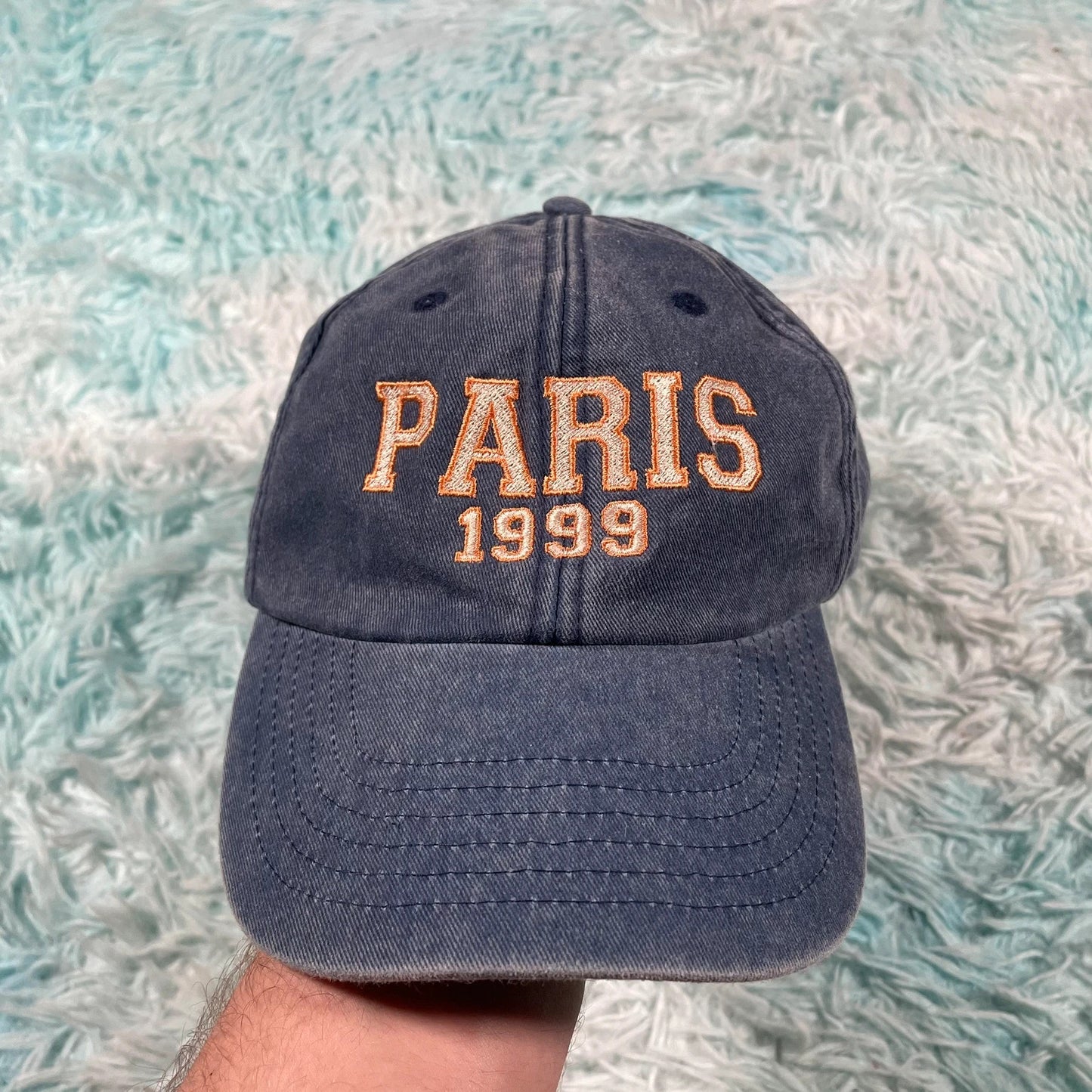 Navy Anthropologie Paris Cap