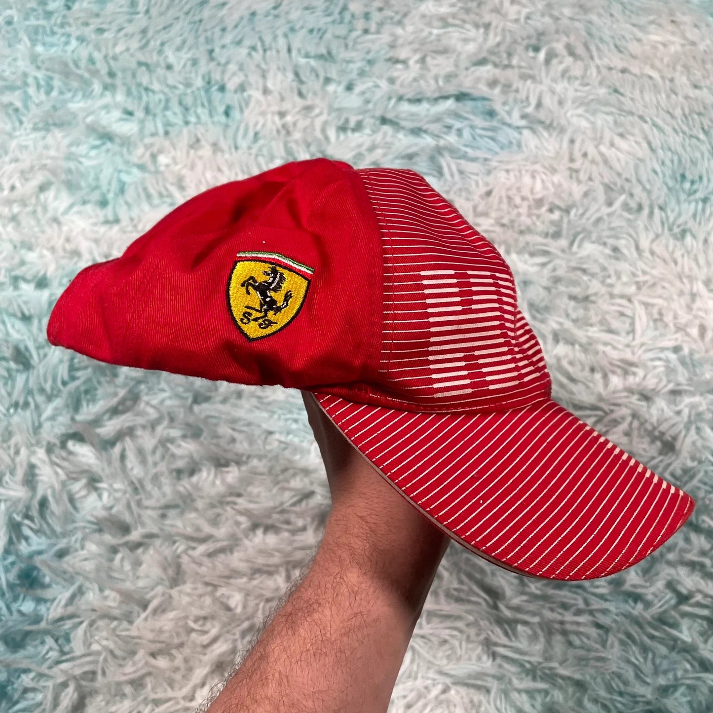 Vintage Red Ferrari Kimi Cap